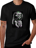 Astronaut Cat Graphic T-Shirt