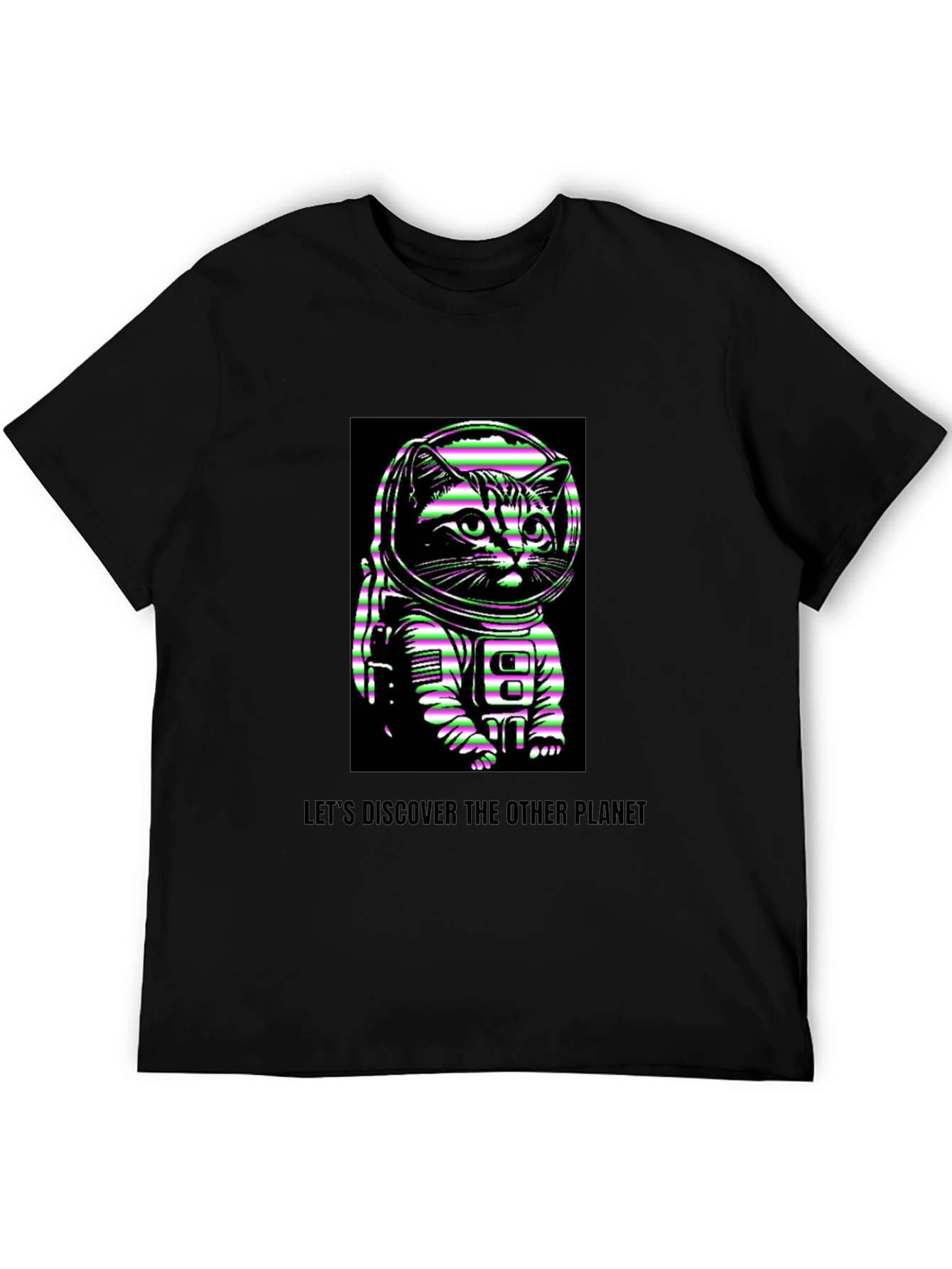 Astronaut Cat Graphic T-Shirt