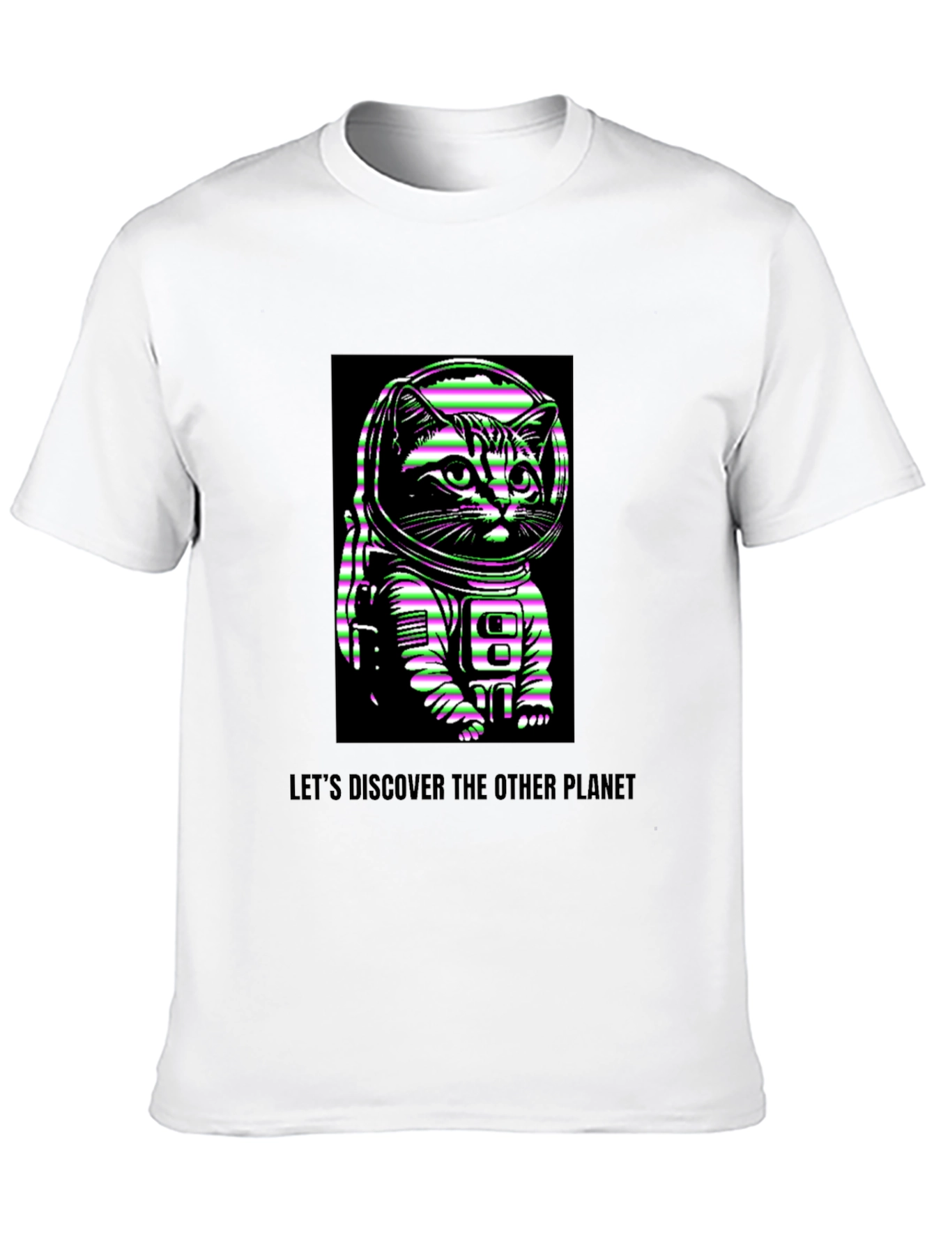 Astronaut Cat Graphic T-Shirt