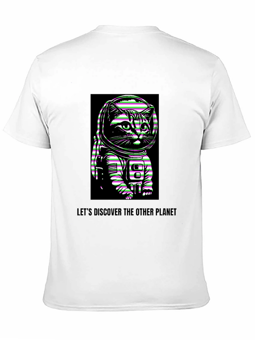 Astronaut Cat Graphic T-Shirt