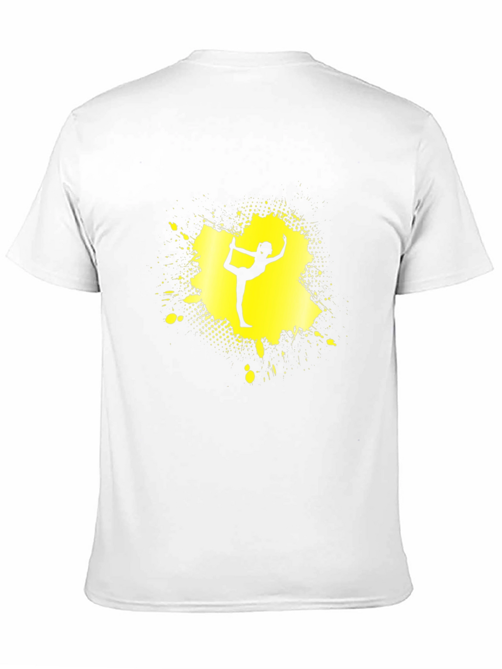 Yoga Silhouette T-Shirt - Black Cotton Graphic Tee