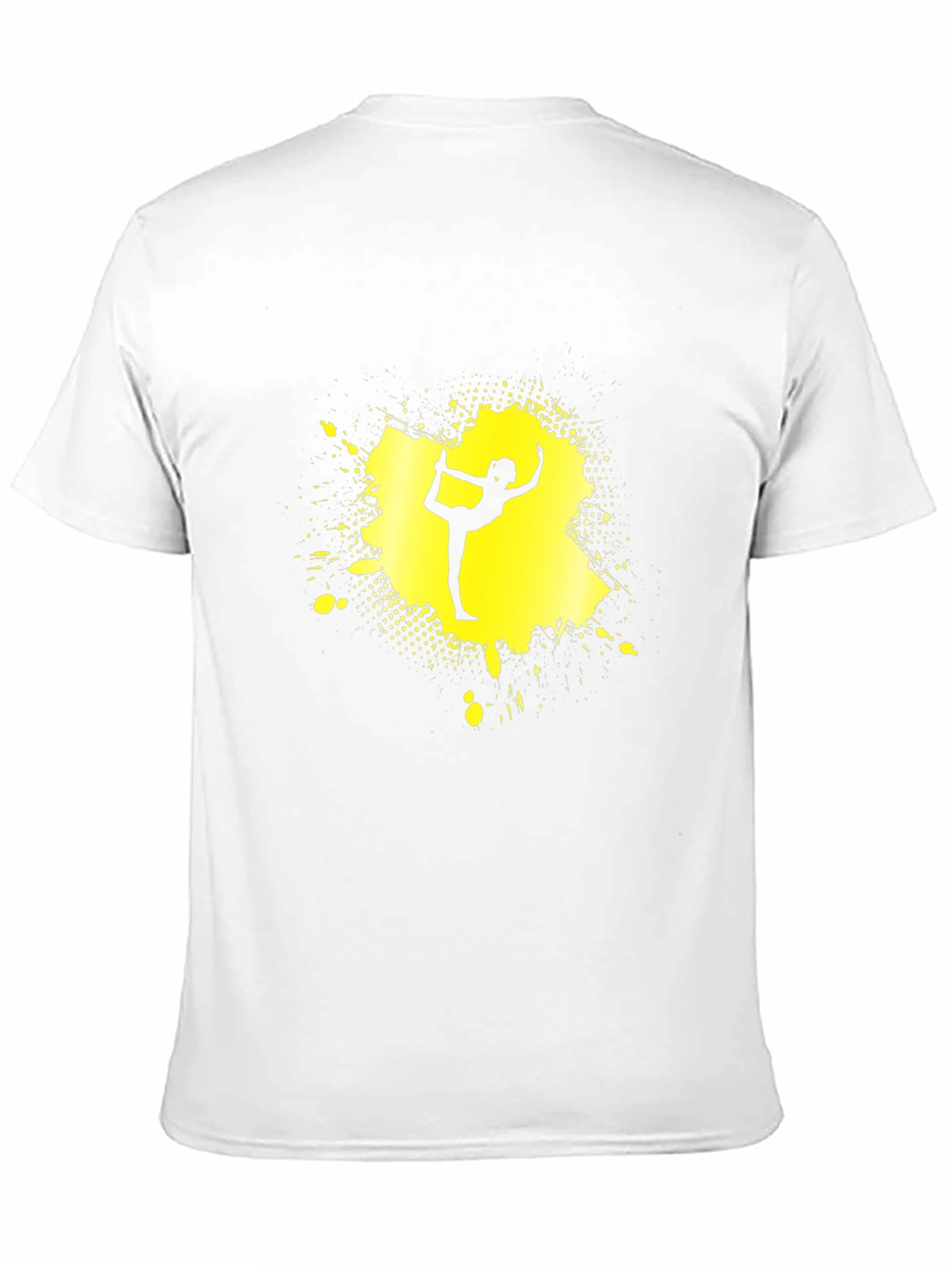 Yoga Silhouette T-Shirt - Black Cotton Graphic Tee