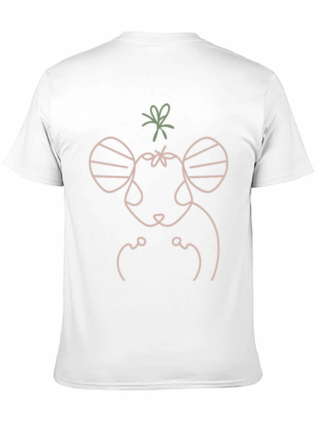 Minimalist Rat Graphic T-Shirt