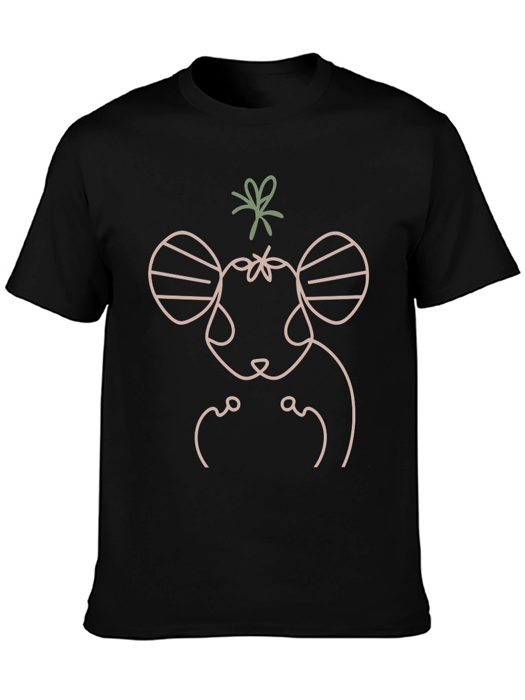 Minimalist Rat Graphic T-Shirt
