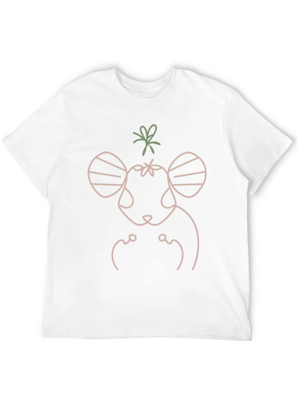 Minimalist Rat Graphic T-Shirt