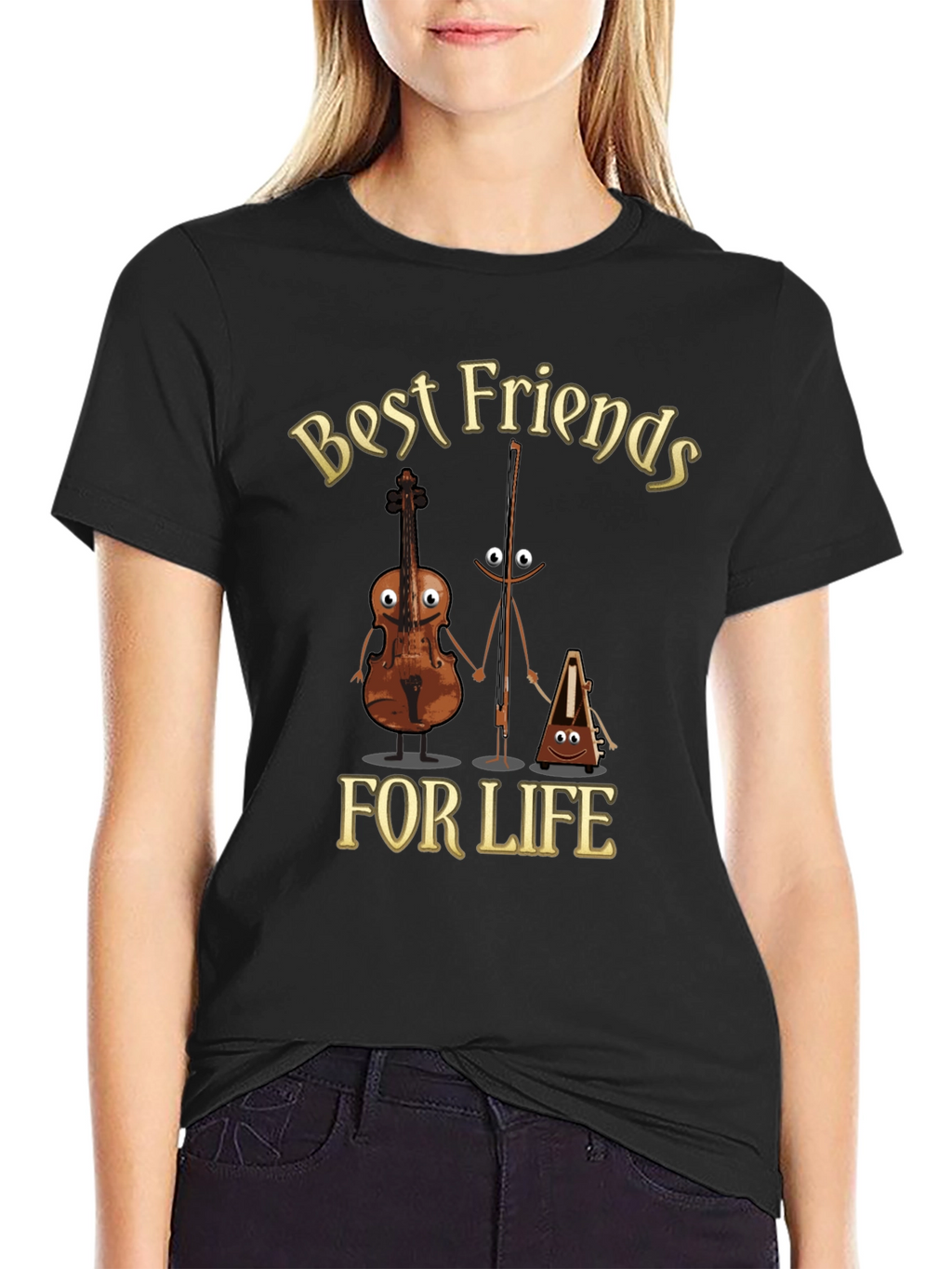 Best Friends For Life Musician T-Shirt
