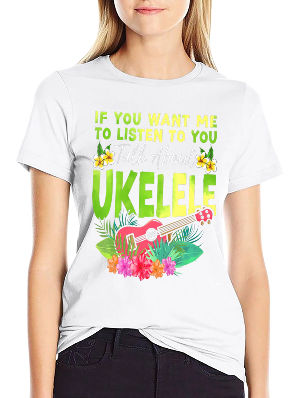 Ukulele Lover T-Shirt - Talk About Ukulele Tee
