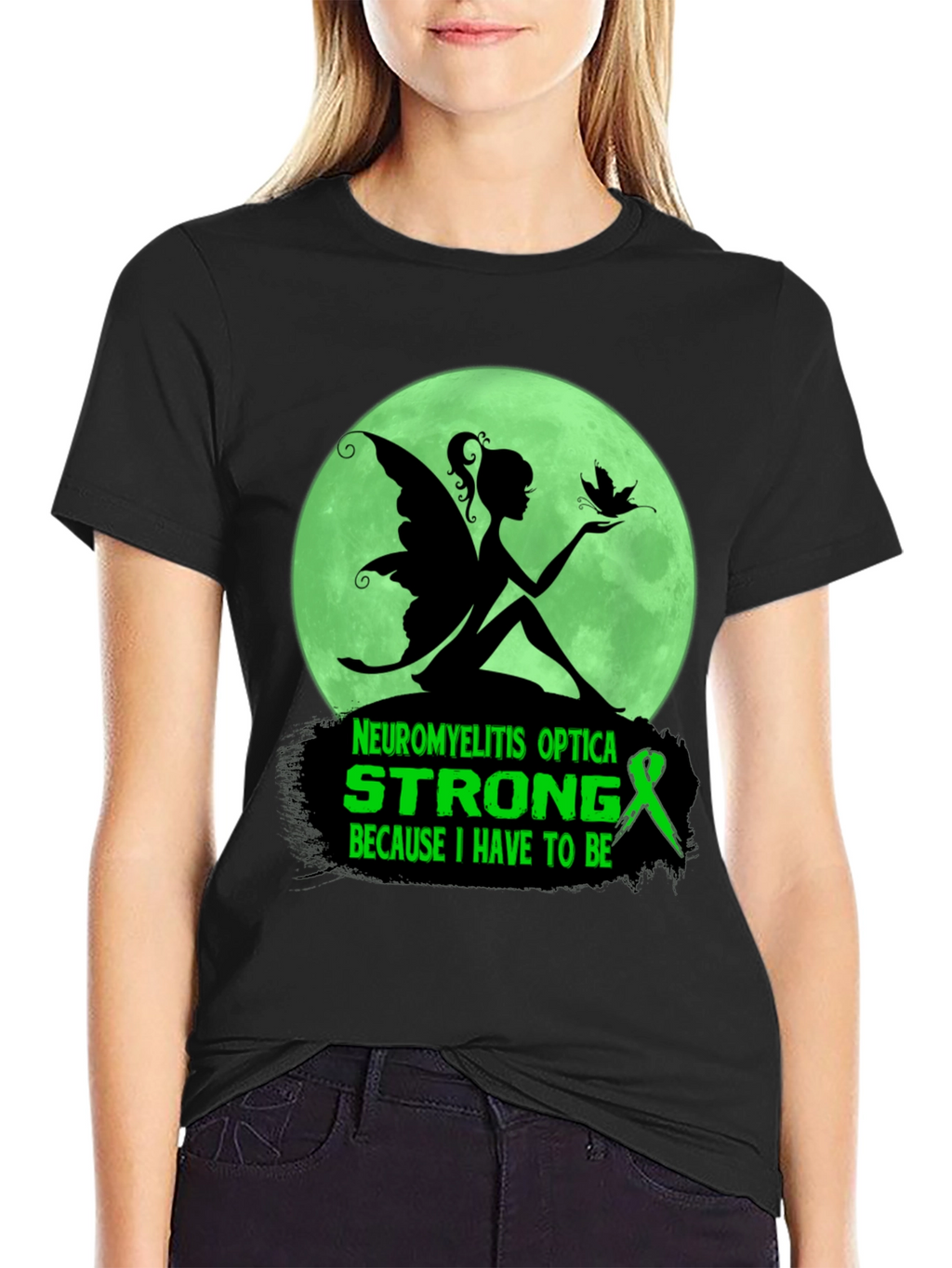 Neuromyelitis Optica Strong T-Shirt - Fairy Design