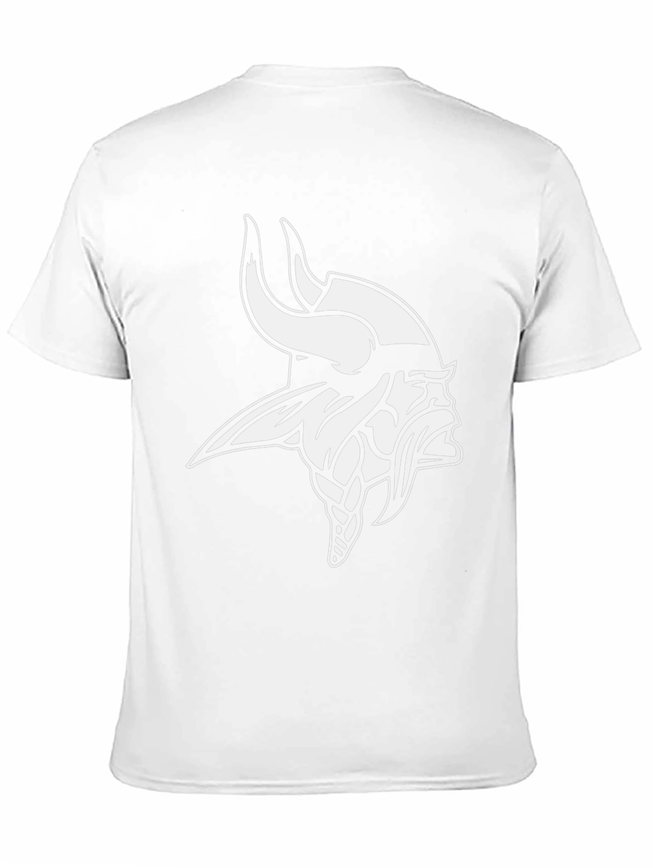 Vikings Fan T-Shirt - Black Crew Neck
