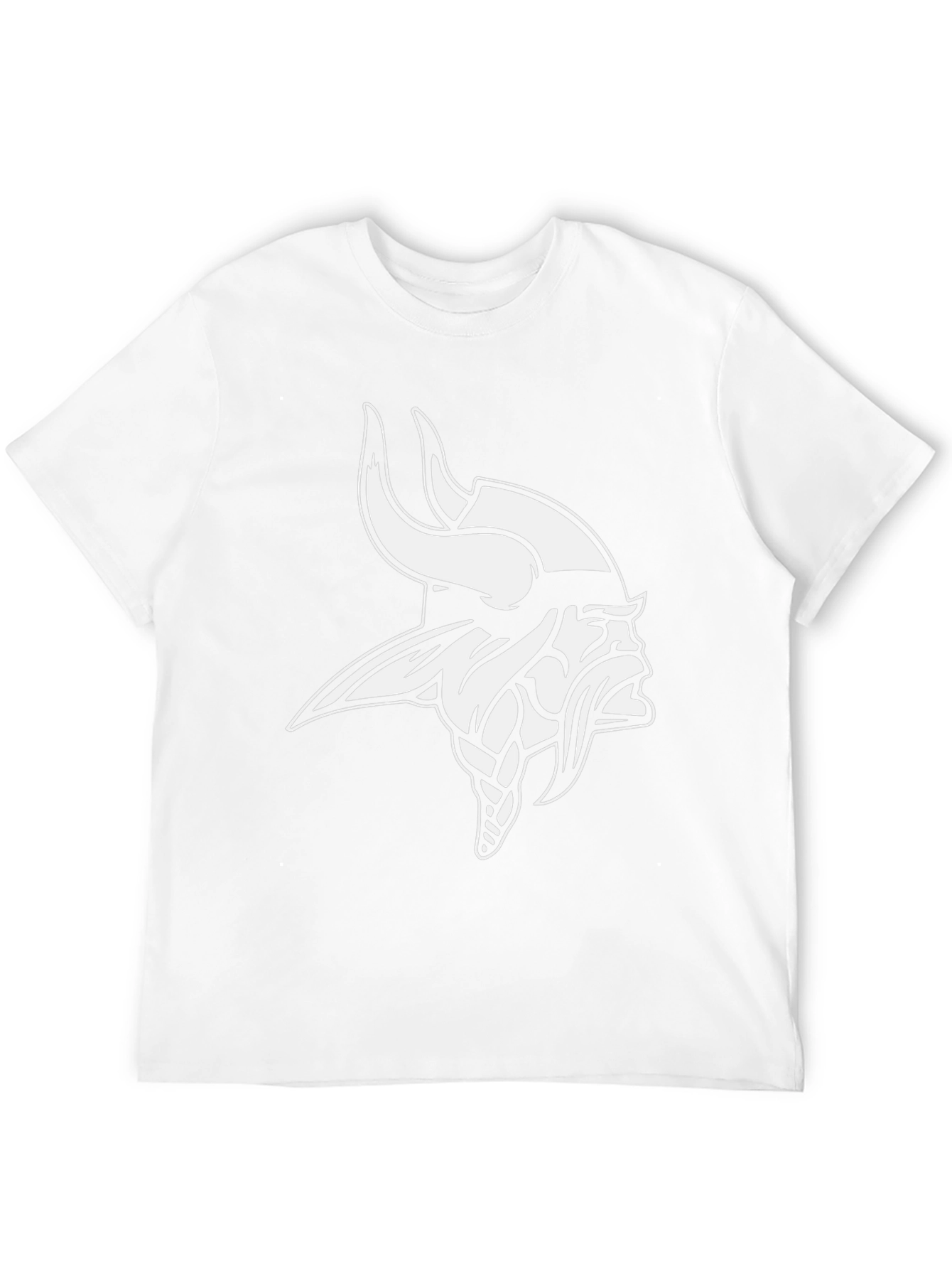 Vikings Fan T-Shirt - Black Crew Neck