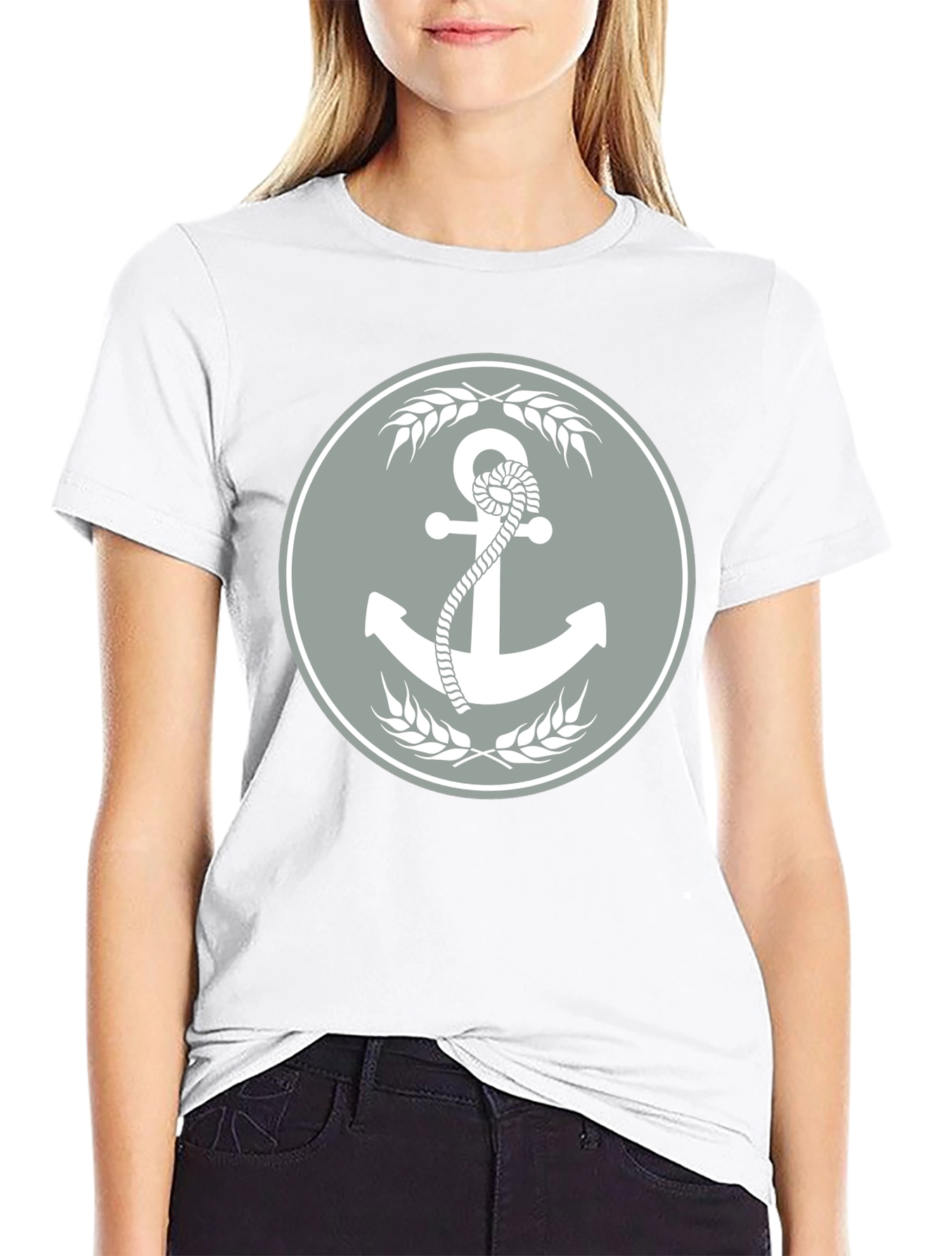 Anchor & Wheat Graphic Tee