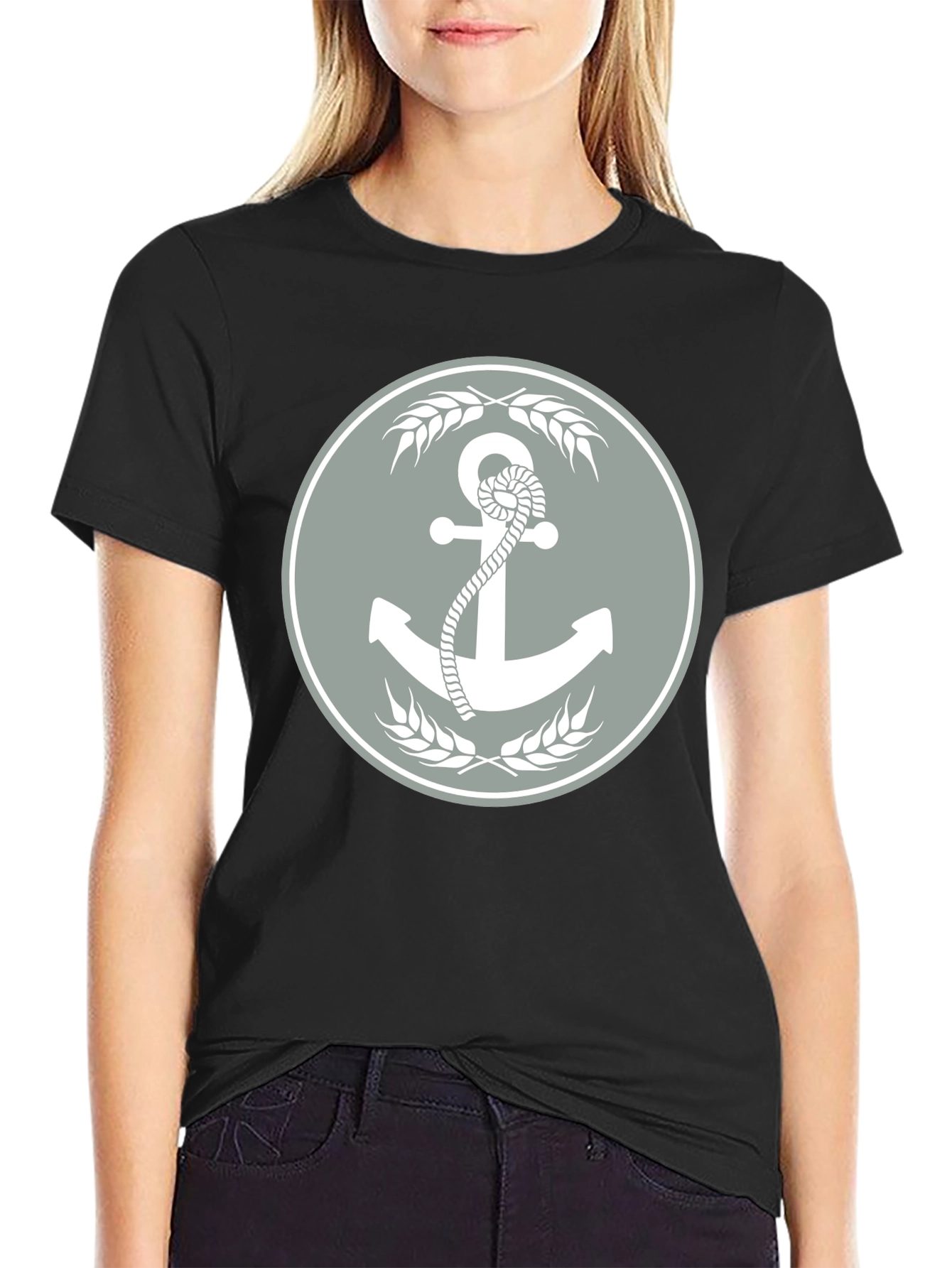 Anchor & Wheat Graphic Tee