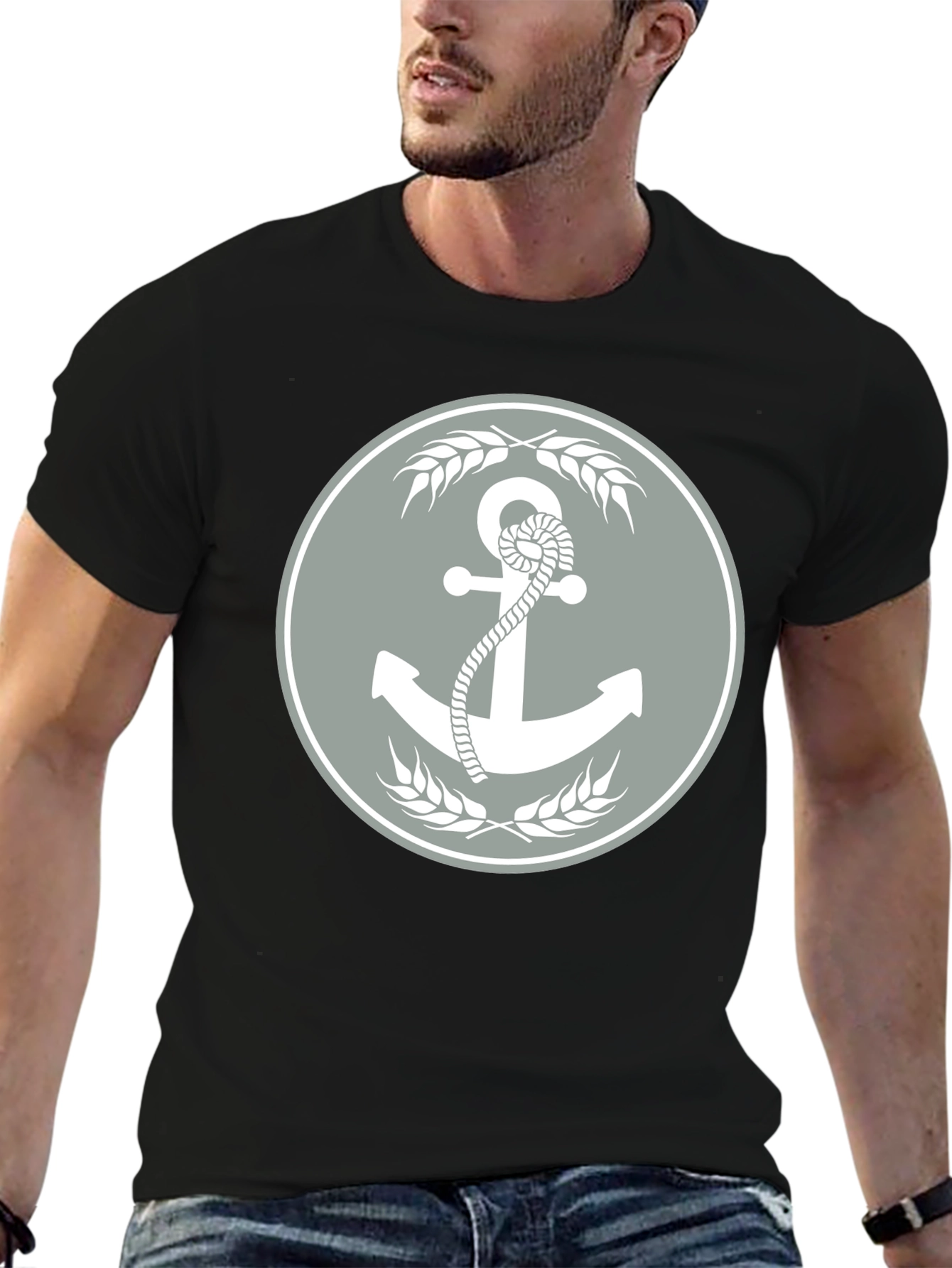 Anchor & Wheat Graphic Tee