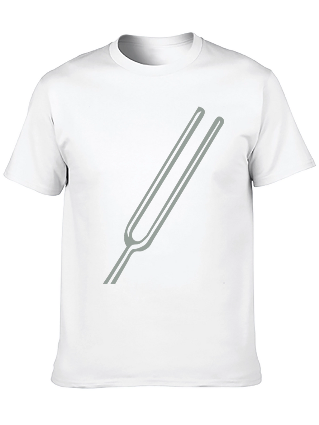 Tuning Fork Graphic Tee - Black Cotton Blend