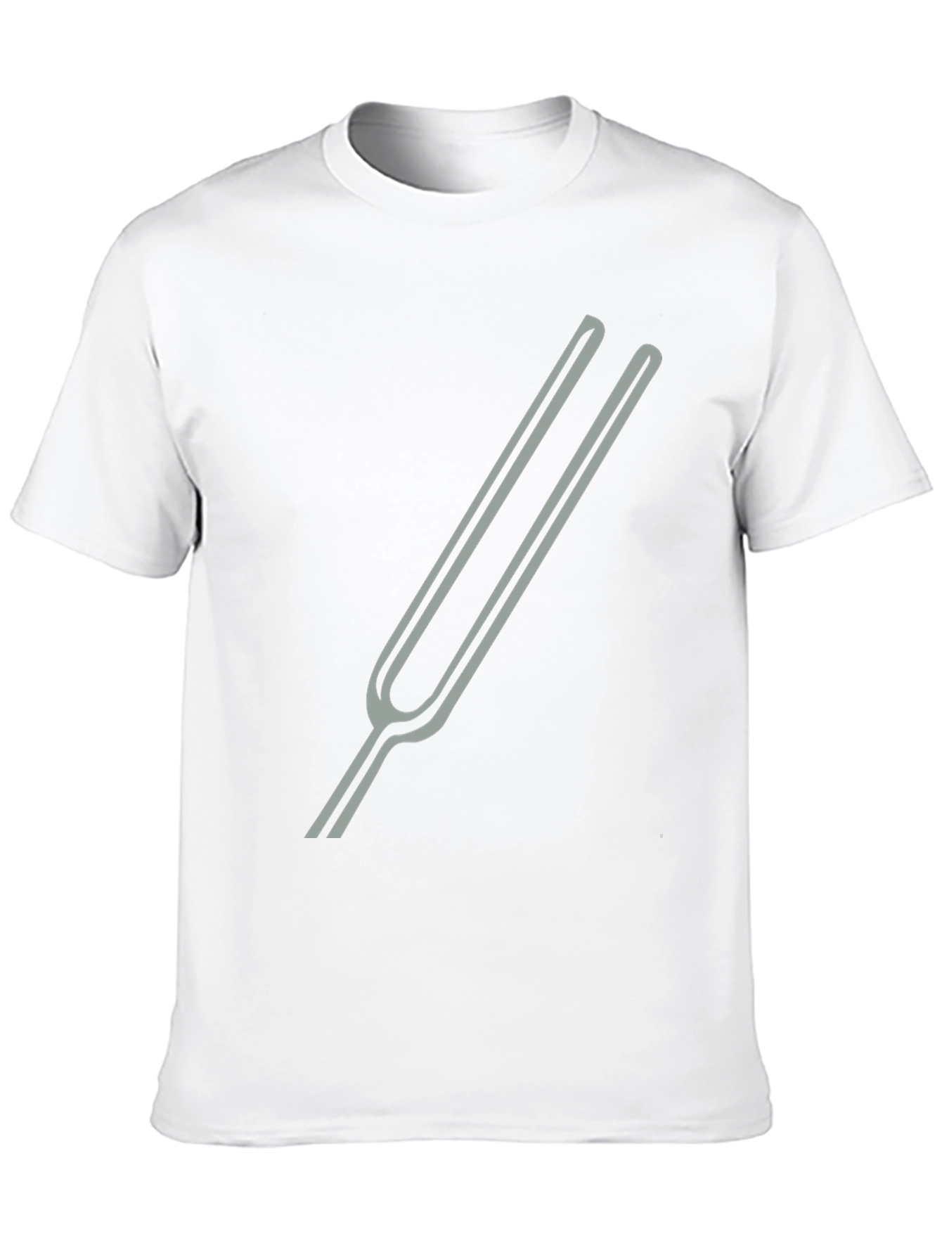 Tuning Fork Graphic Tee - Black Cotton Blend