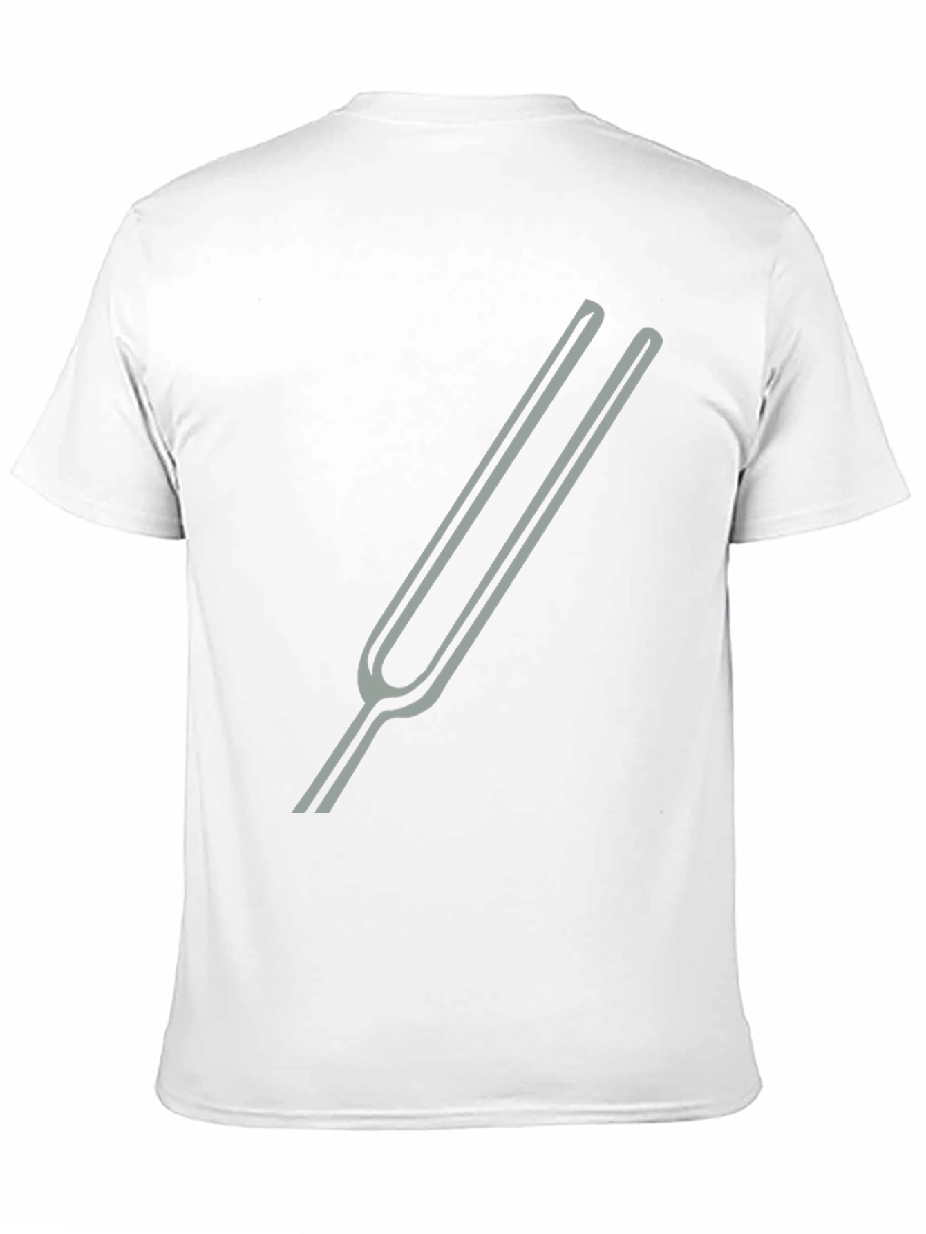 Tuning Fork Graphic Tee - Black Cotton Blend
