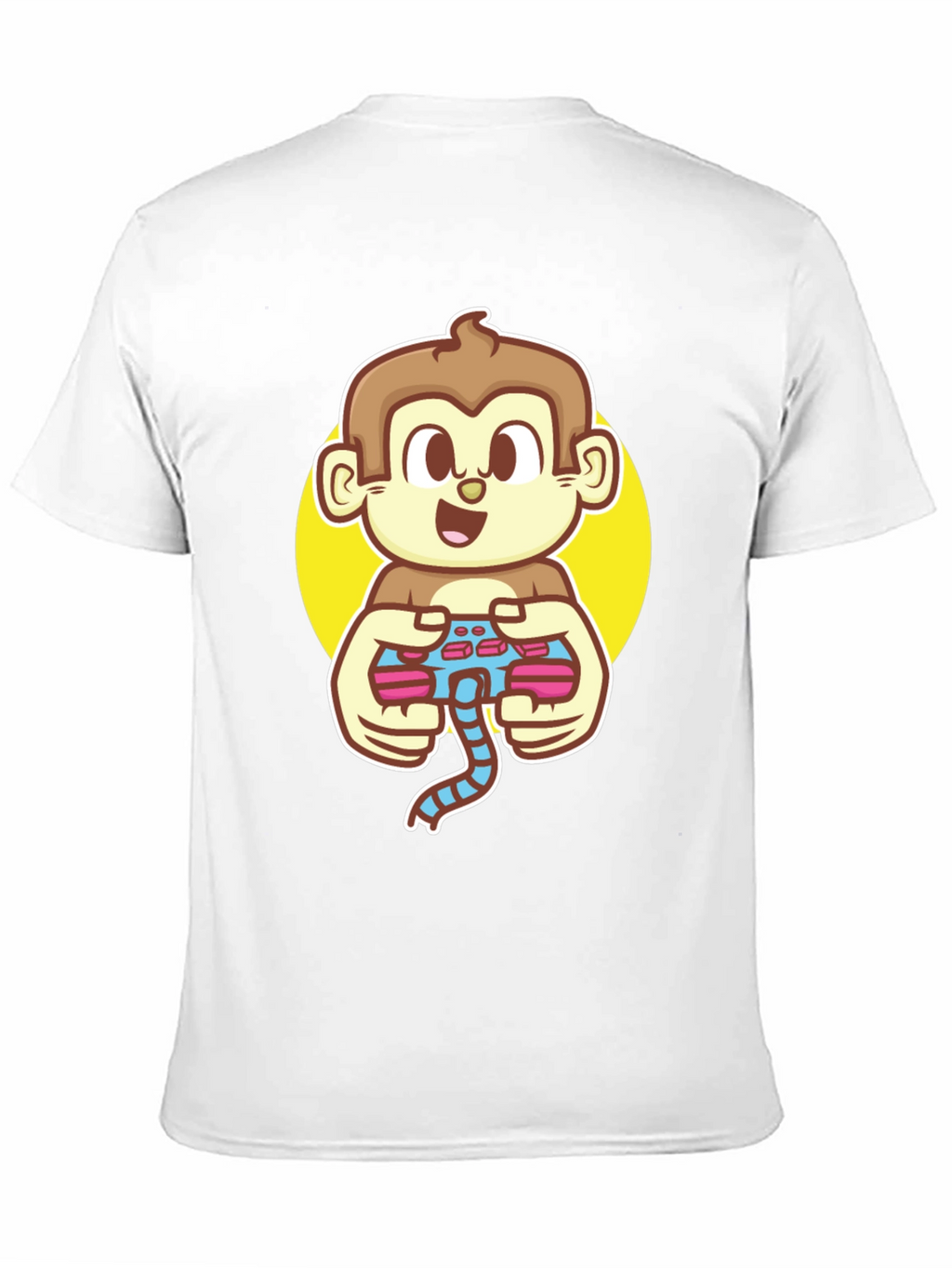 Gamer Monkey Black T-Shirt - Fun Graphic Tee