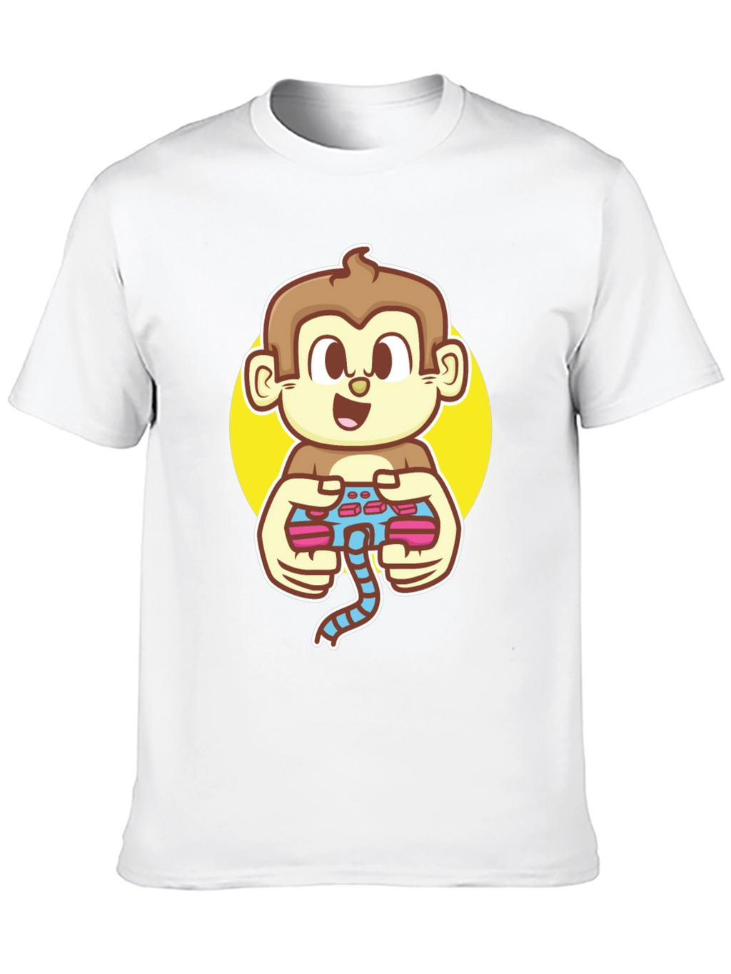 Gamer Monkey Black T-Shirt - Fun Graphic Tee