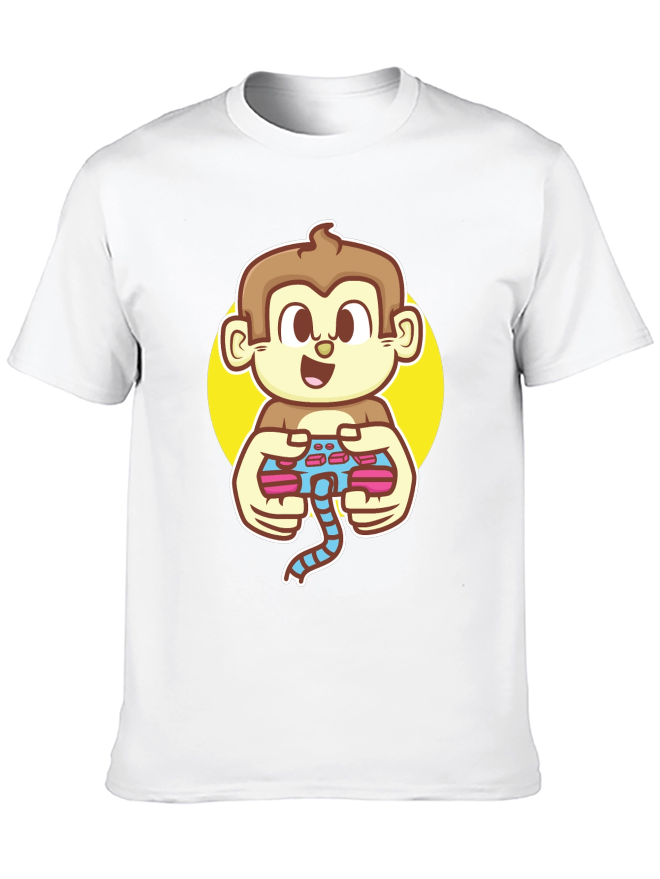 Gamer Monkey Black T-Shirt - Fun Graphic Tee