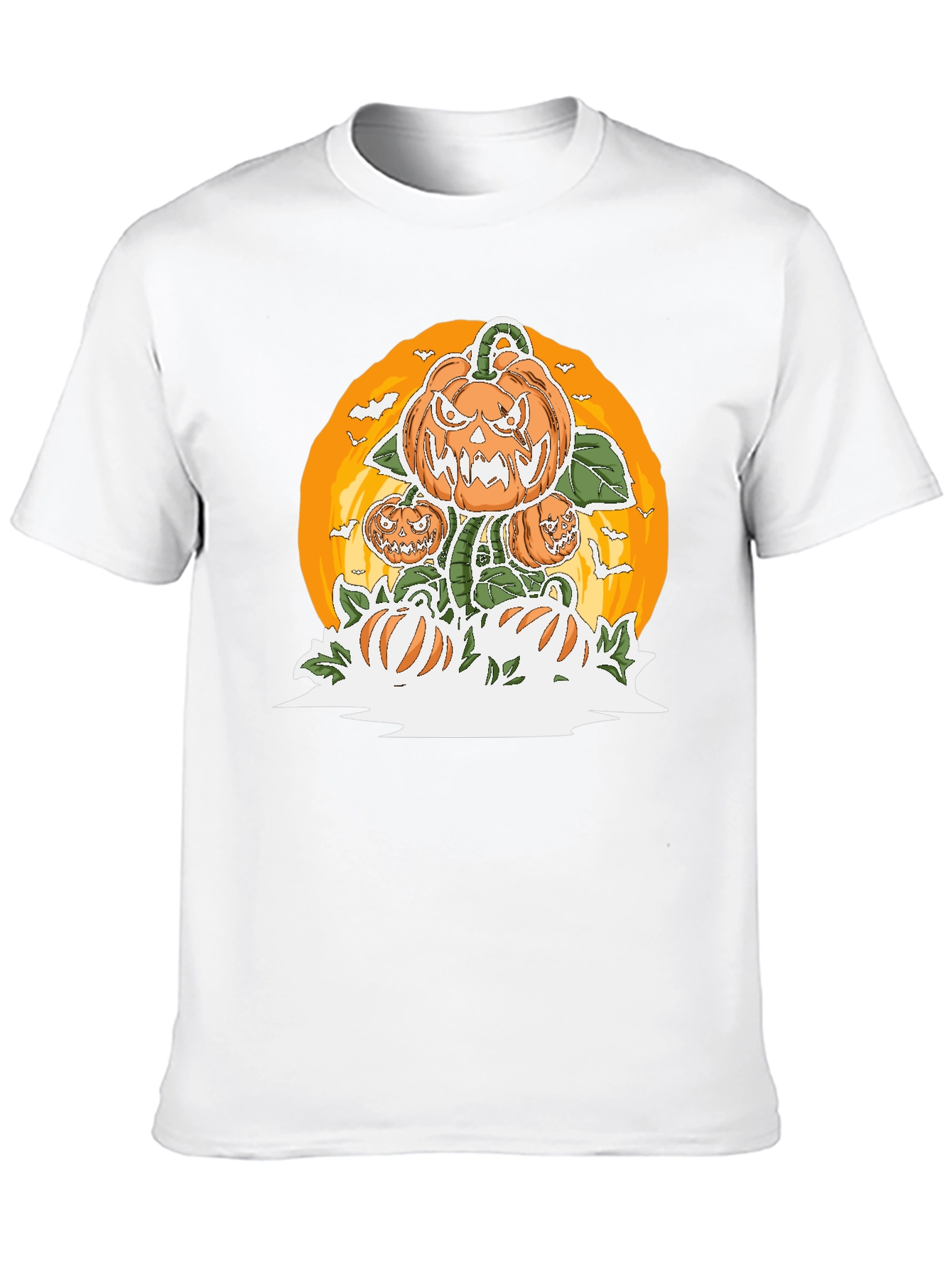 Spooky Pumpkin Patch Halloween T-Shirt