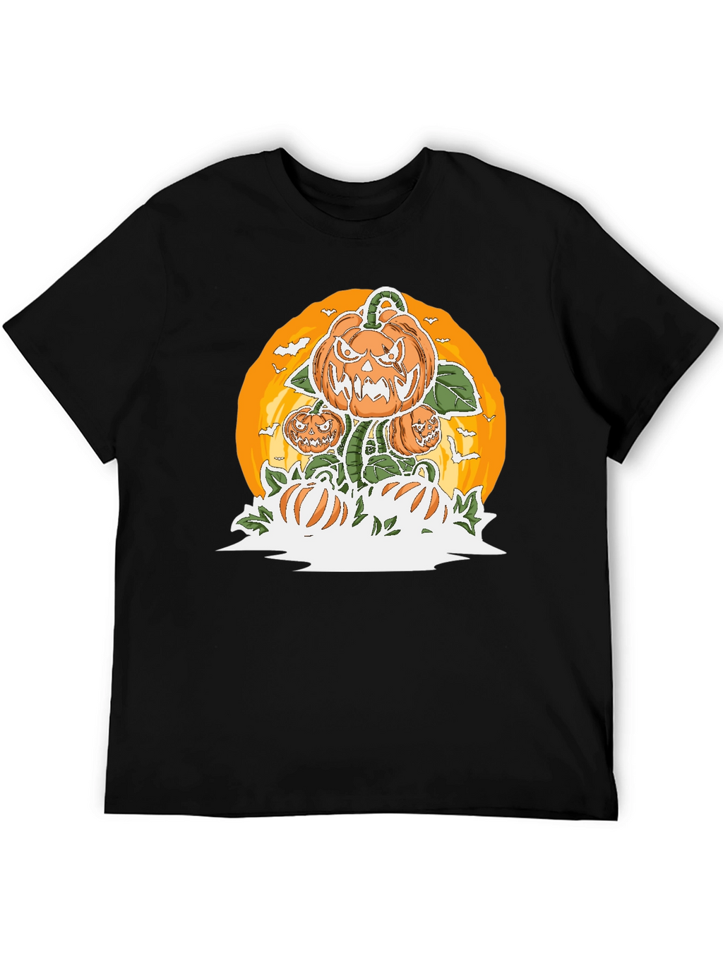 Spooky Pumpkin Patch Halloween T-Shirt