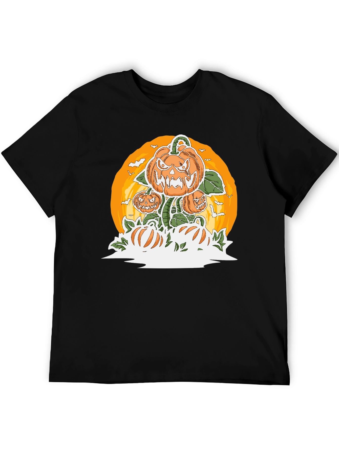 Spooky Pumpkin Patch Halloween T-Shirt