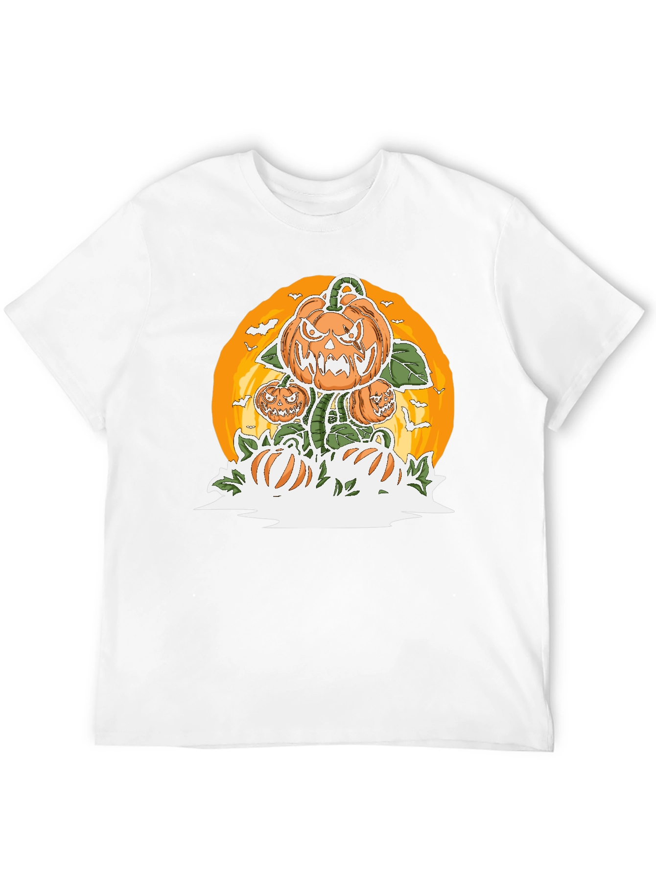 Spooky Pumpkin Patch Halloween T-Shirt