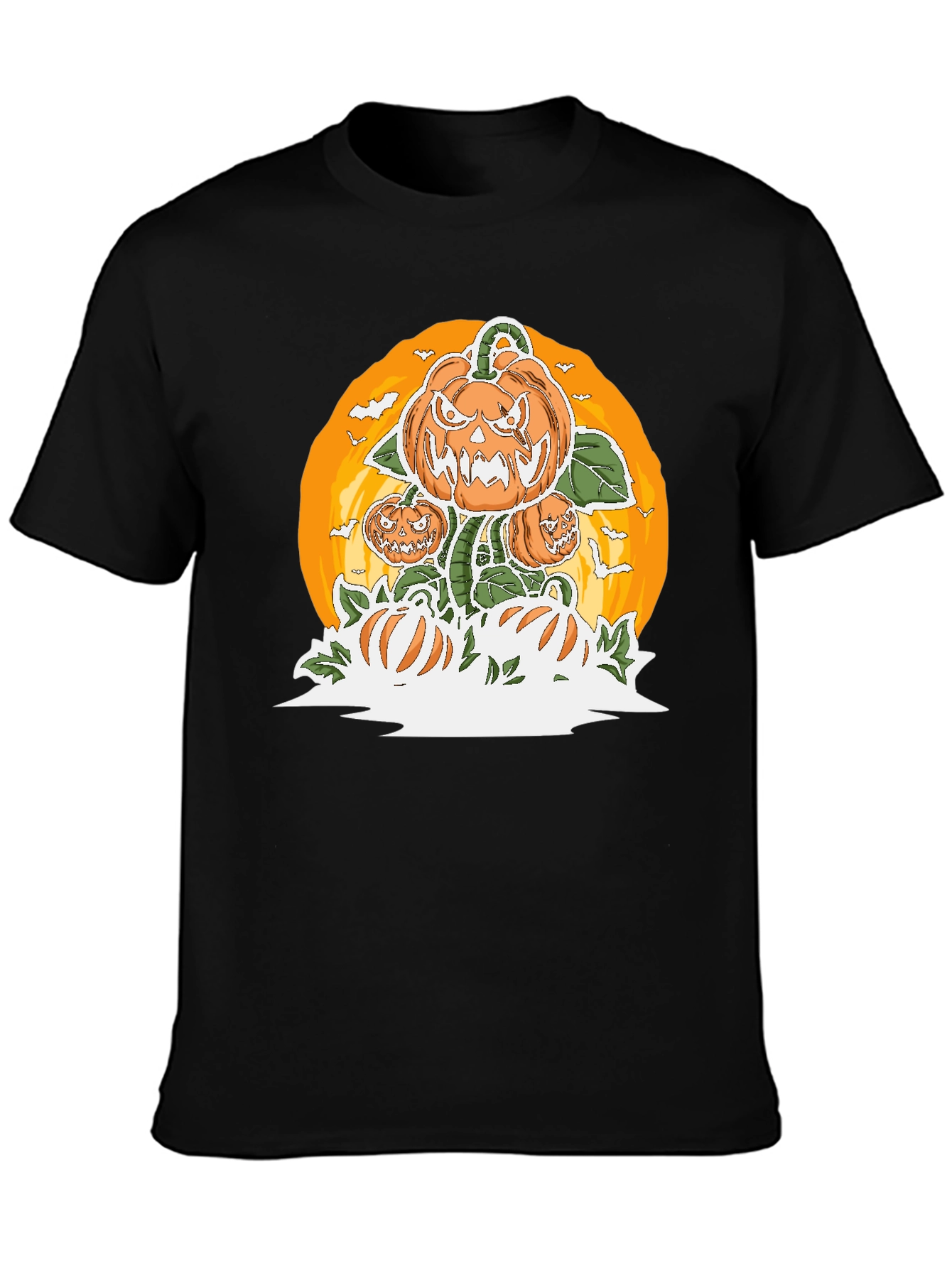 Spooky Pumpkin Patch Halloween T-Shirt