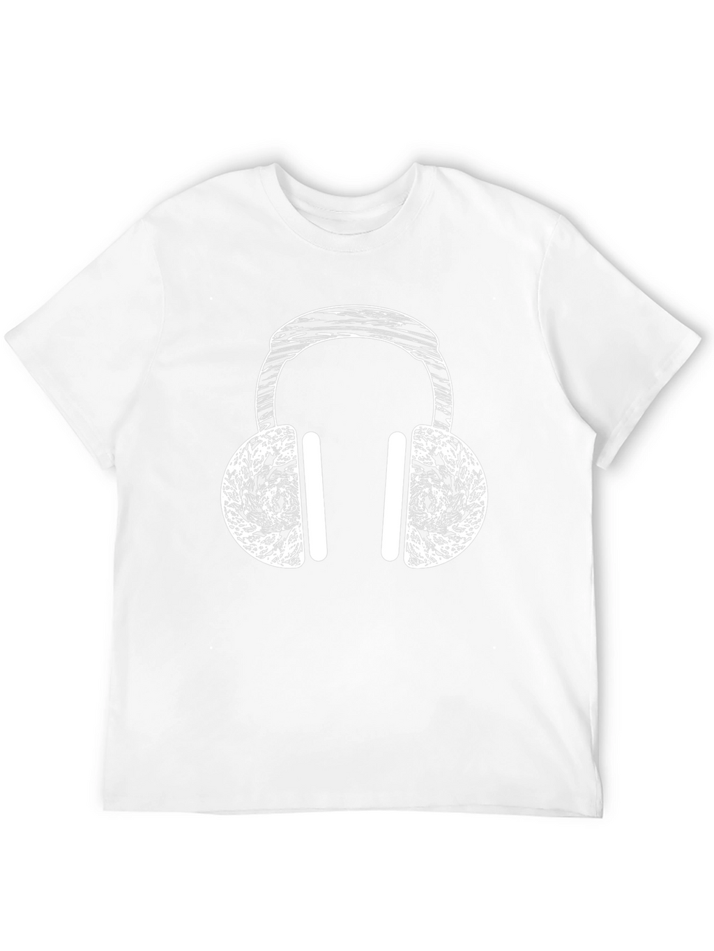 Cool Headphones Graphic Tee - Black