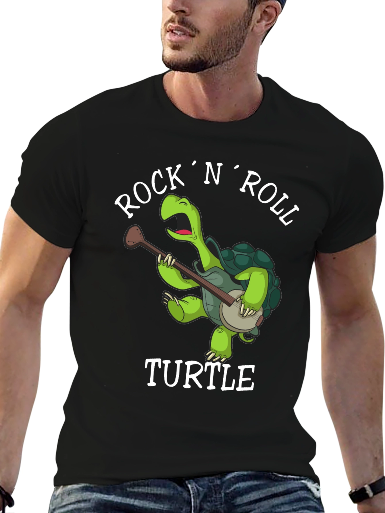 Rock N Roll Turtle T-Shirt