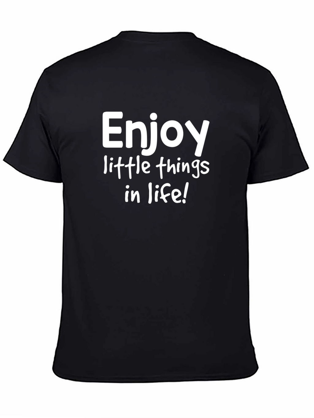 Enjoy Little Things in Life T-Shirt Black