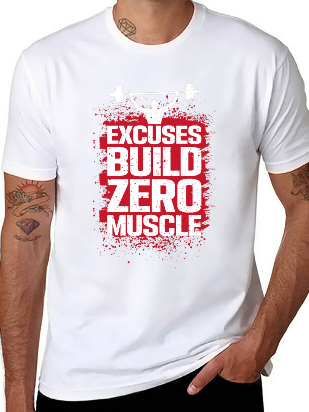 Excuses Build Zero Muscle T-Shirt