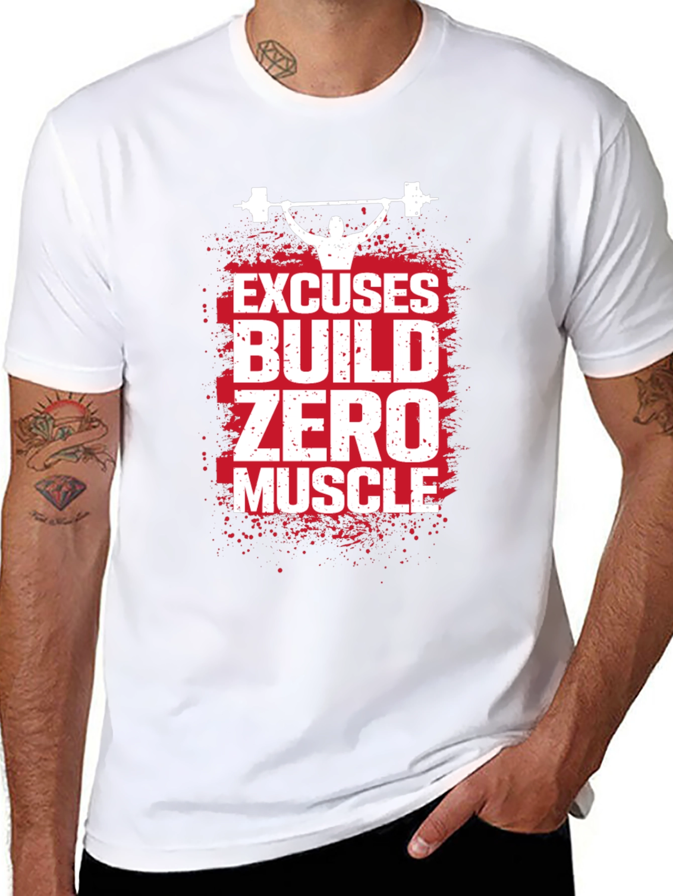 Excuses Build Zero Muscle T-Shirt