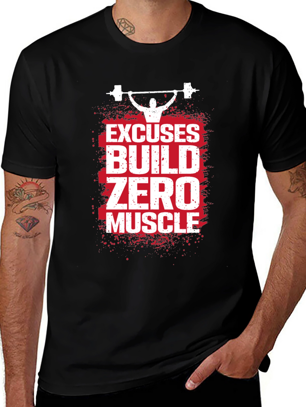 Excuses Build Zero Muscle T-Shirt