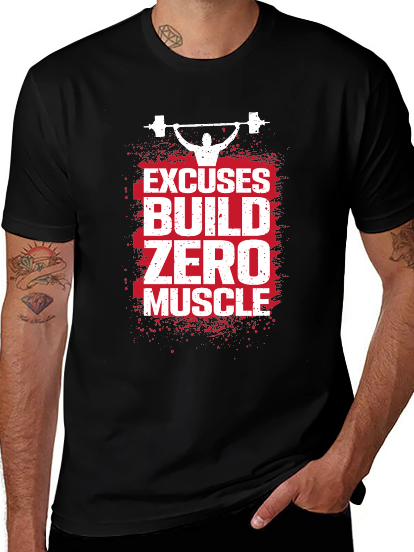 Excuses Build Zero Muscle T-Shirt