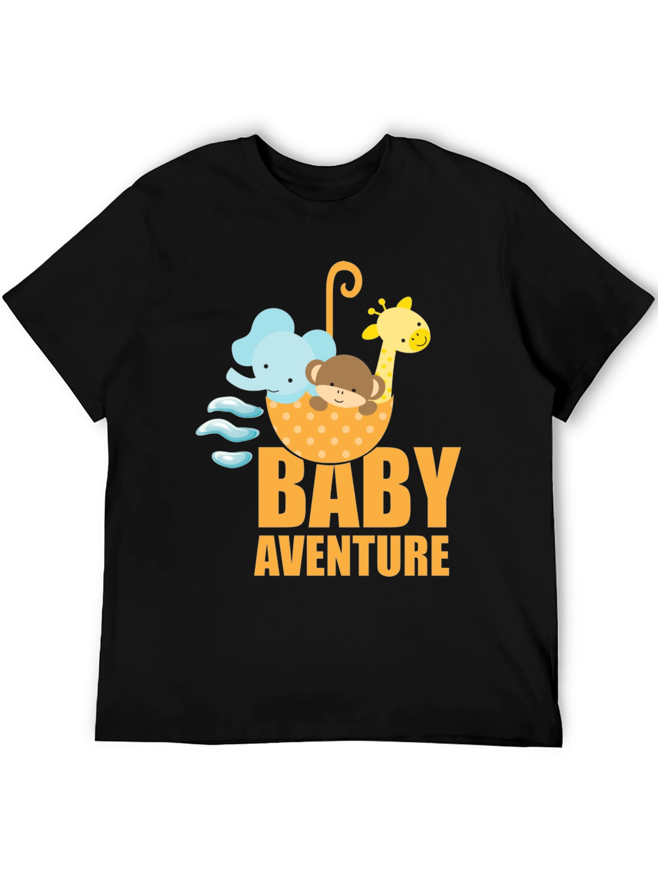 Baby Adventure Graphic Tee - Cute Cartoon Animals
