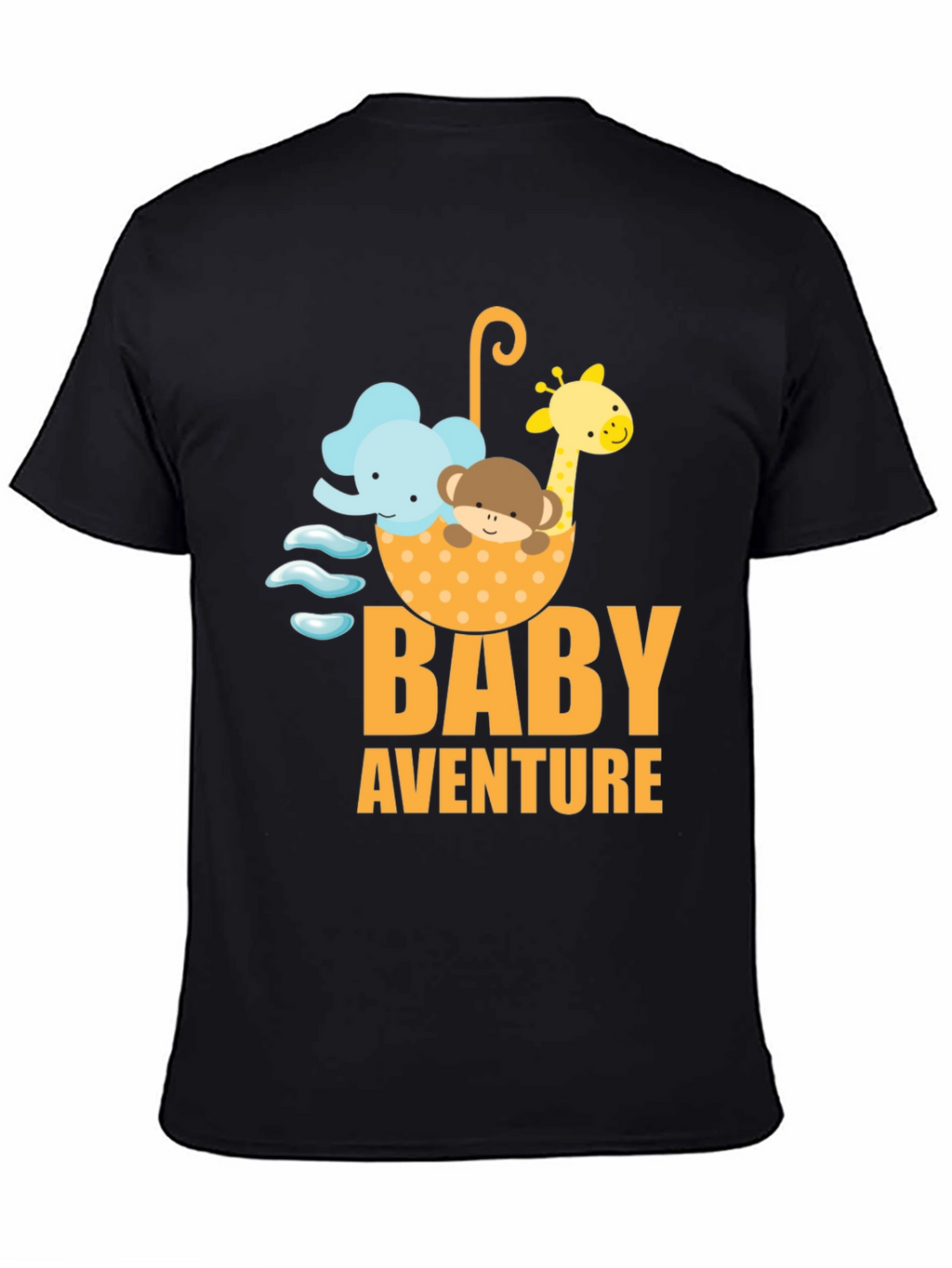 Baby Adventure Graphic Tee - Cute Cartoon Animals