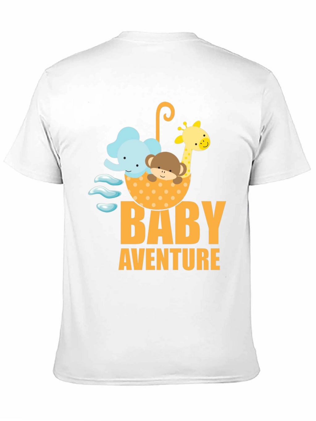Baby Adventure Graphic Tee - Cute Cartoon Animals