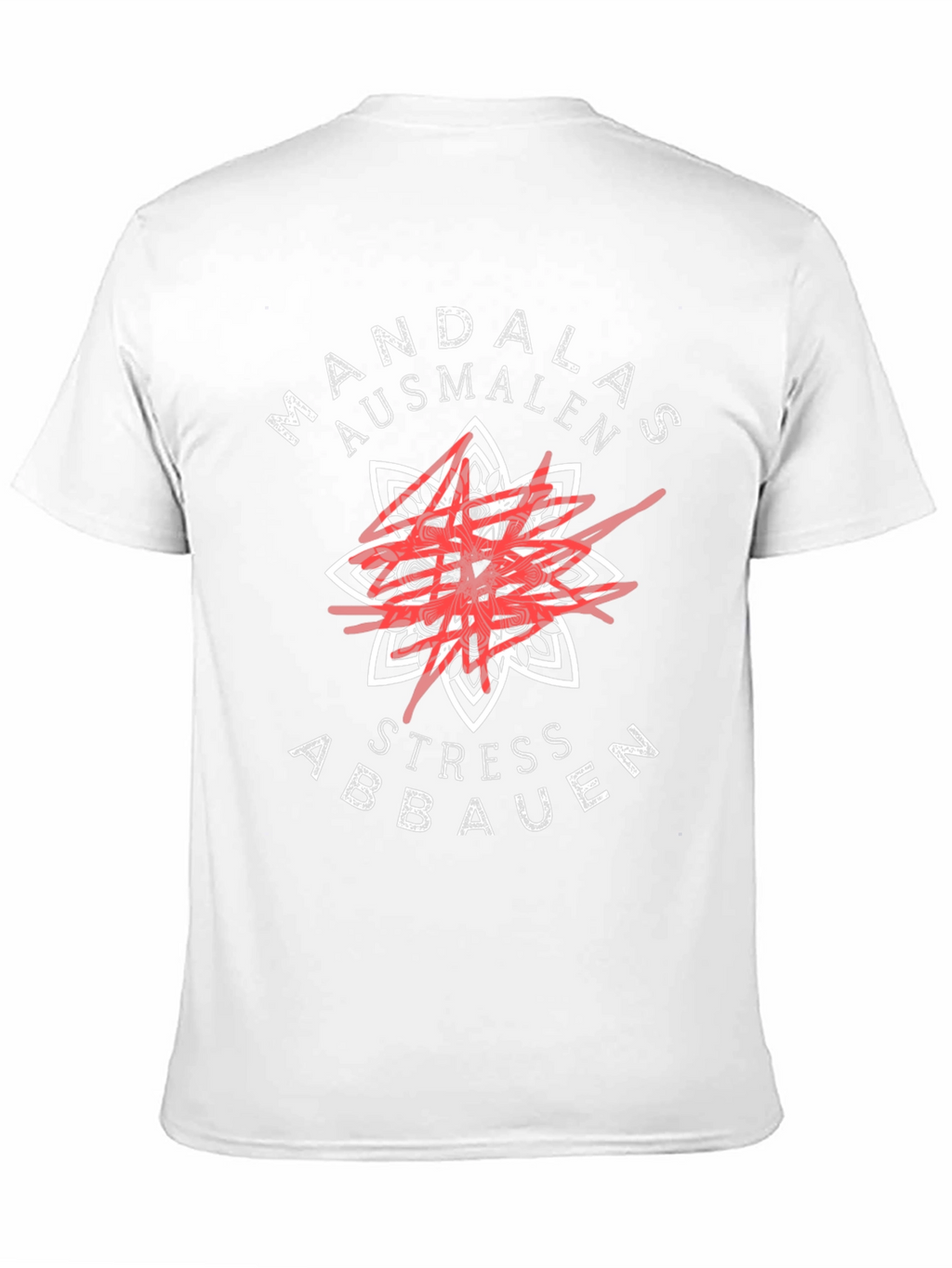 Mandalas Ausmalen Stress Abbauen Black T-Shirt
