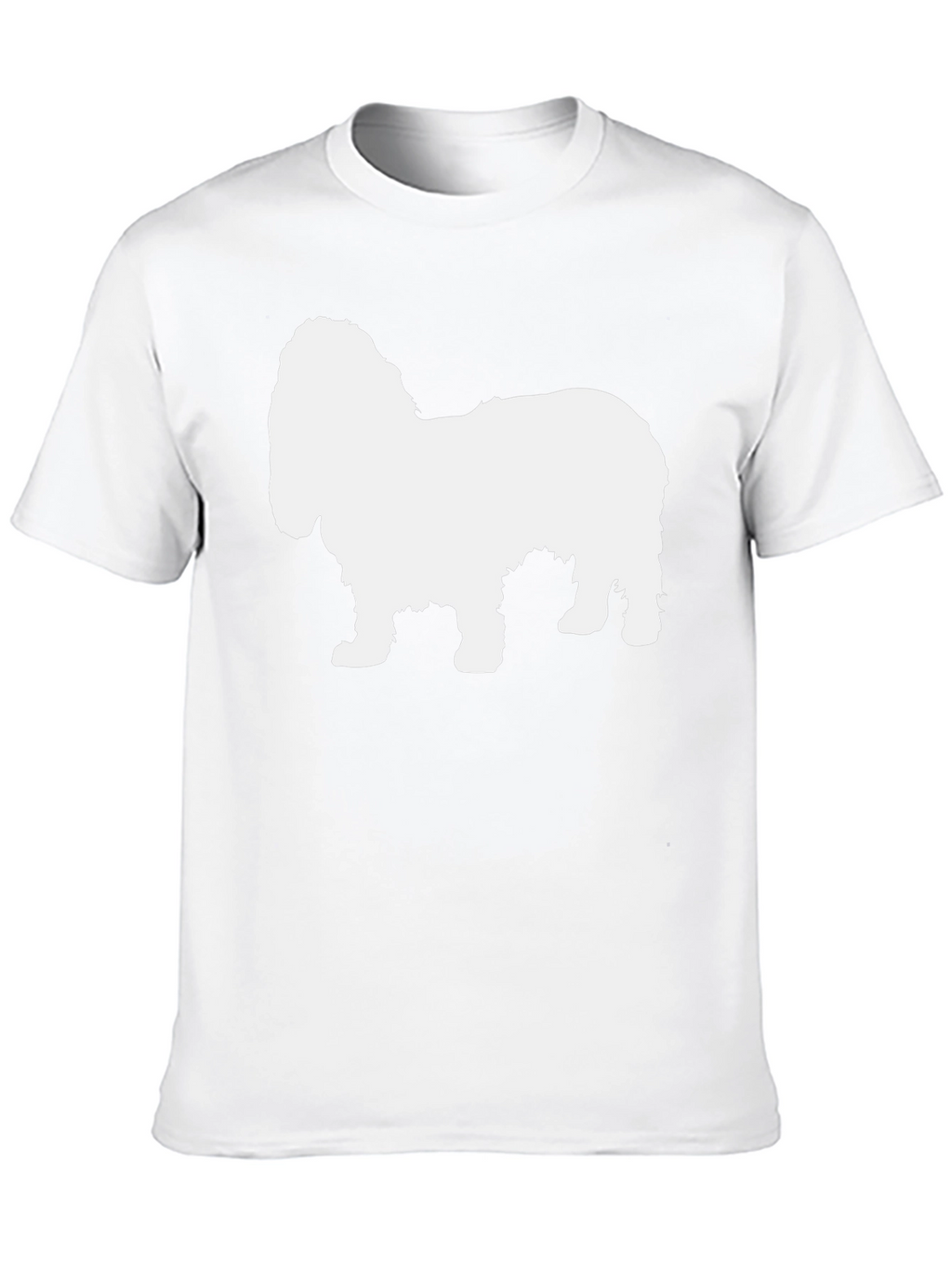 Dog Silhouette Black T-Shirt
