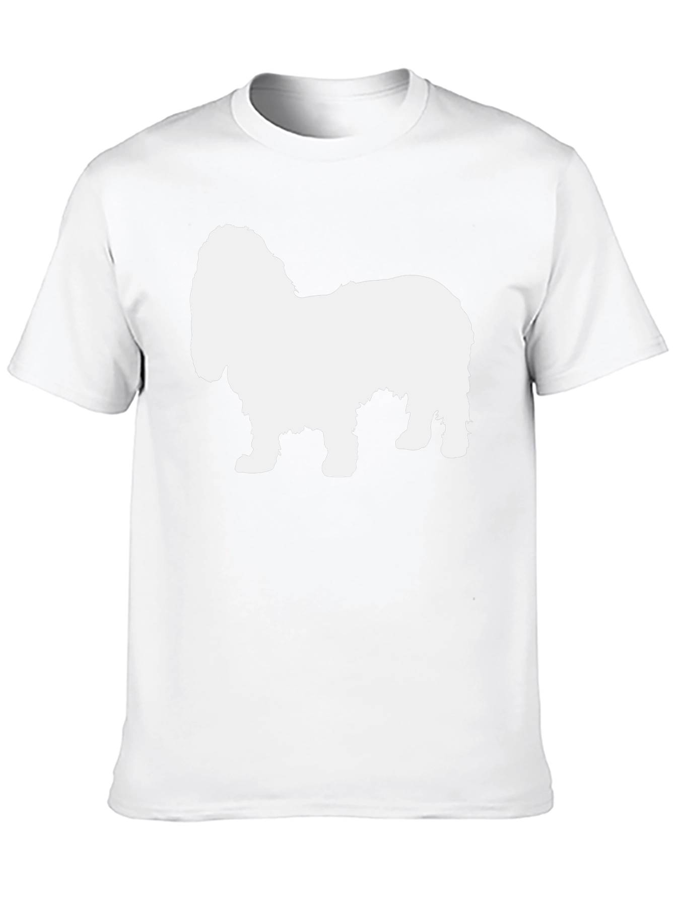 Dog Silhouette Black T-Shirt