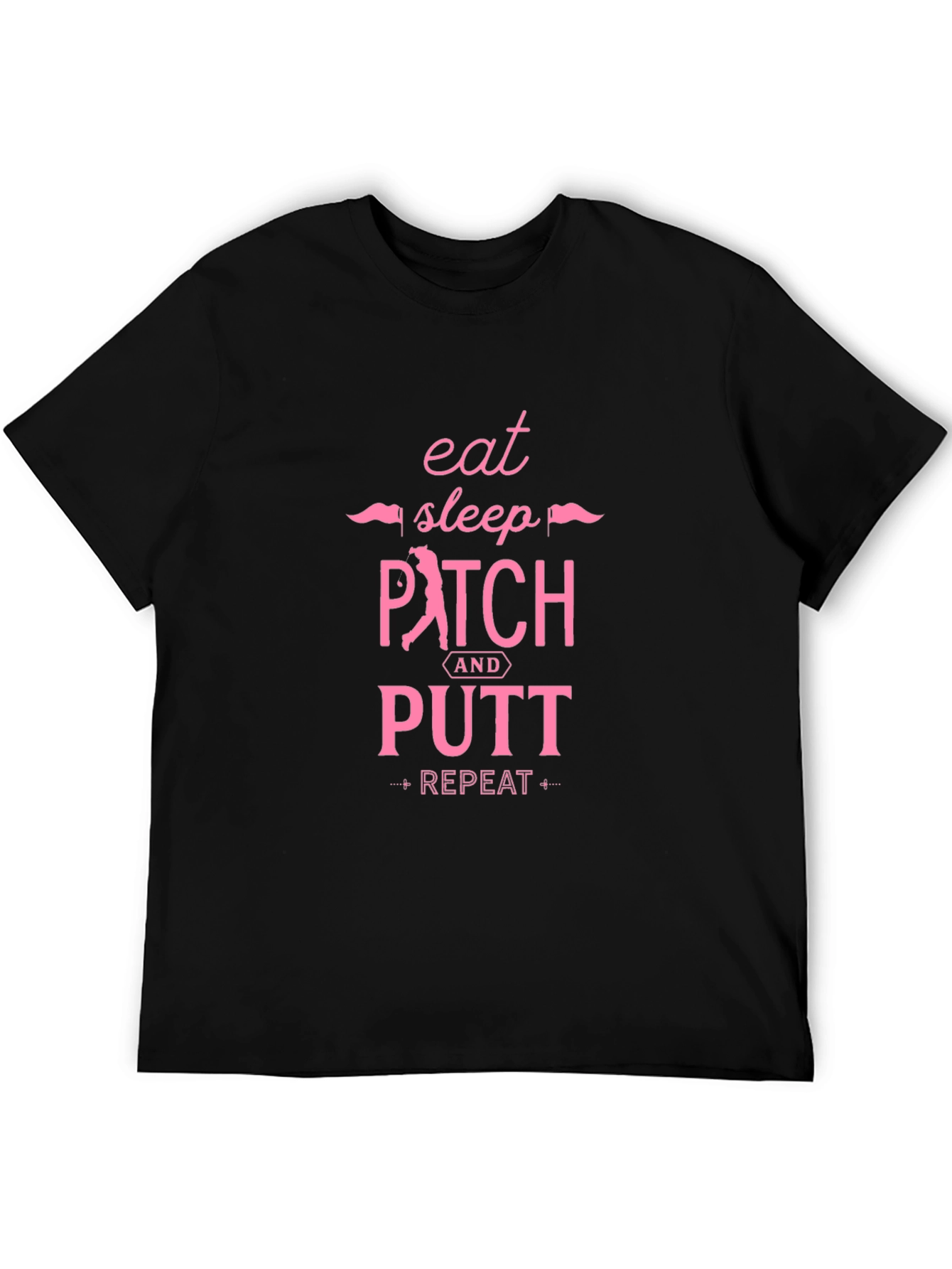 Eat Sleep Pitch & Putt Repeat Graphic Tee