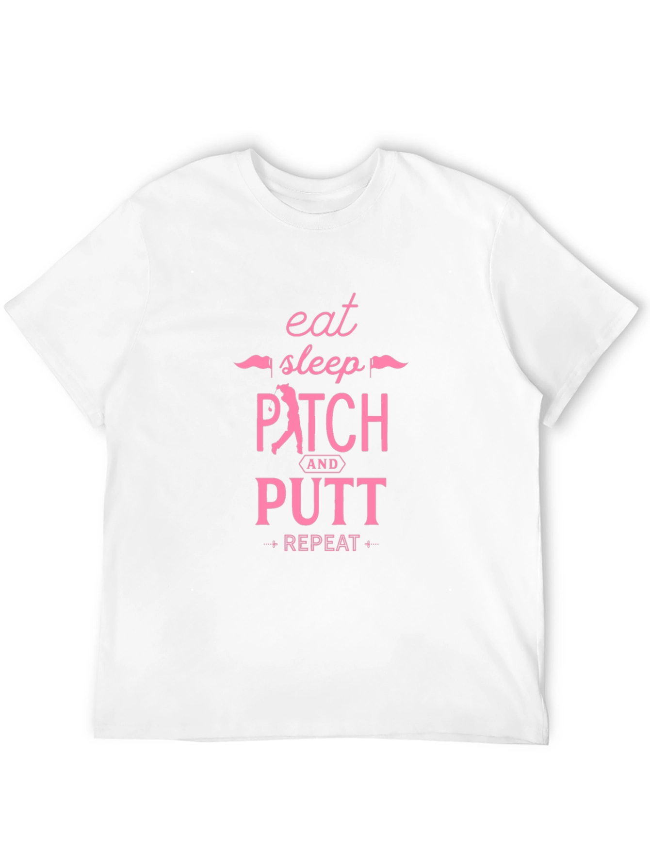 Eat Sleep Pitch & Putt Repeat Graphic Tee