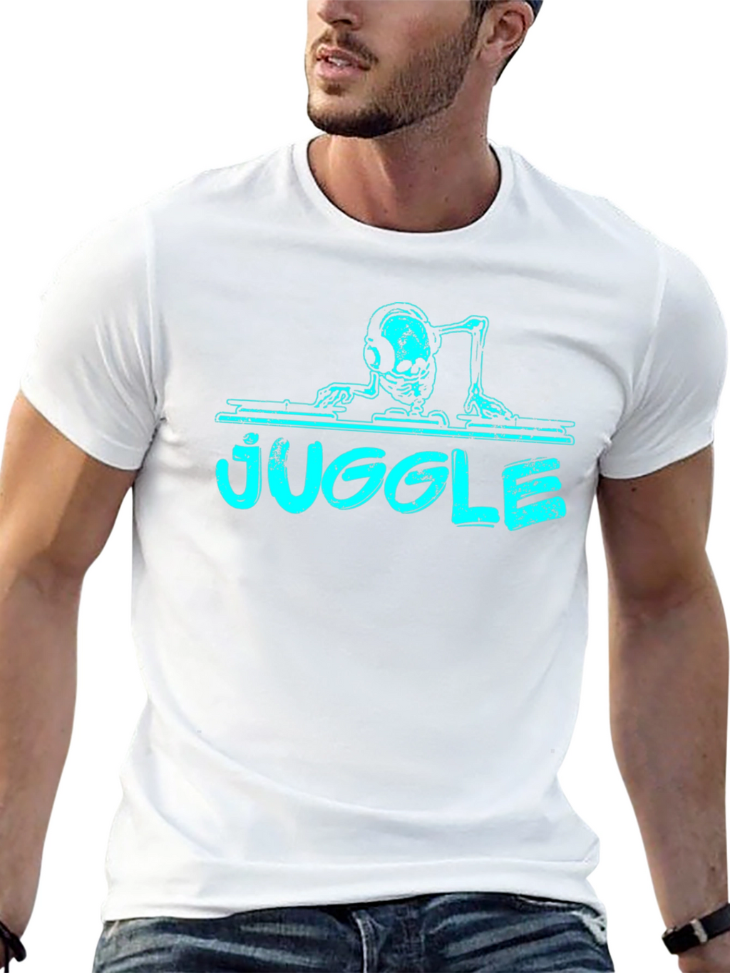 DJ Skeleton Juggle T-Shirt