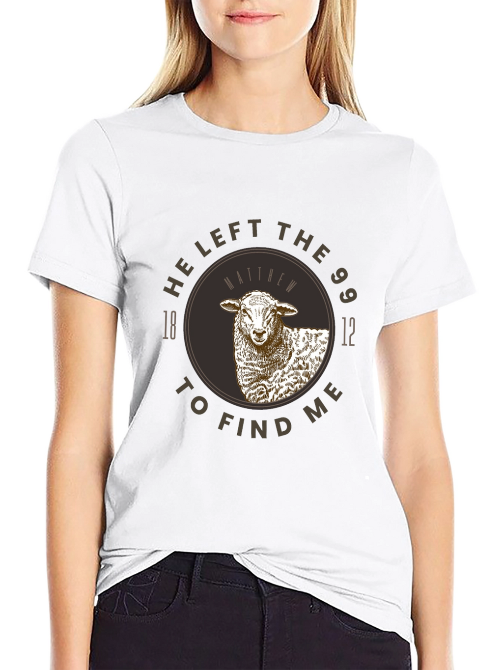 He Left the 99 Sheep Graphic T-Shirt