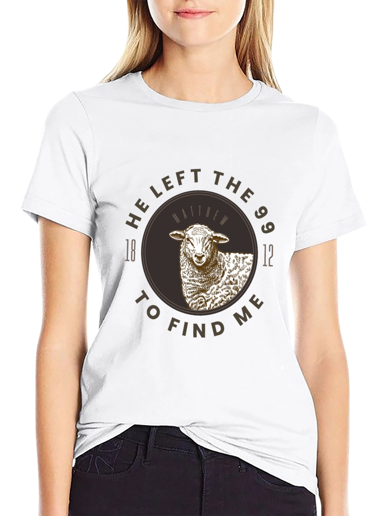 He Left the 99 Sheep Graphic T-Shirt