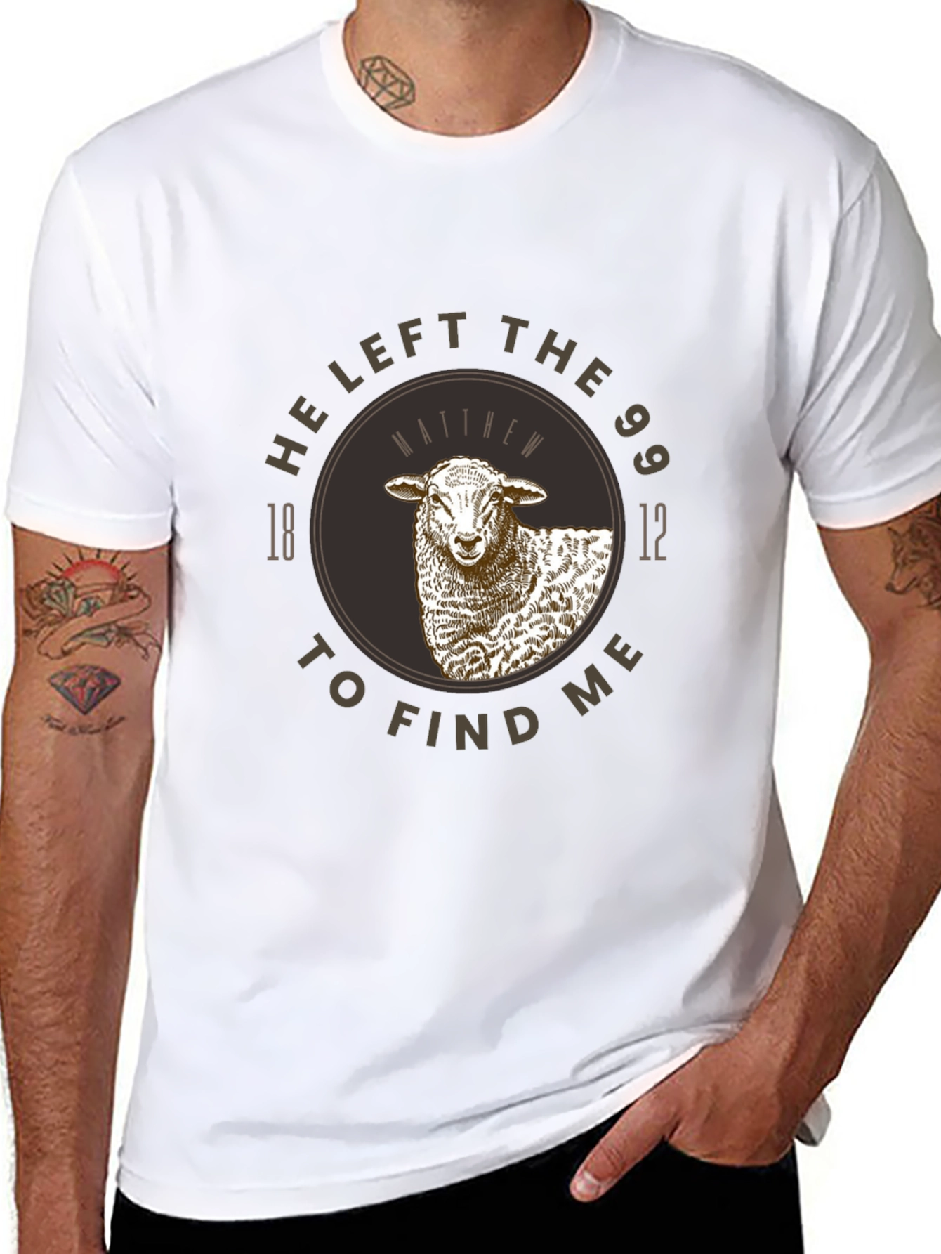 He Left the 99 Sheep Graphic T-Shirt