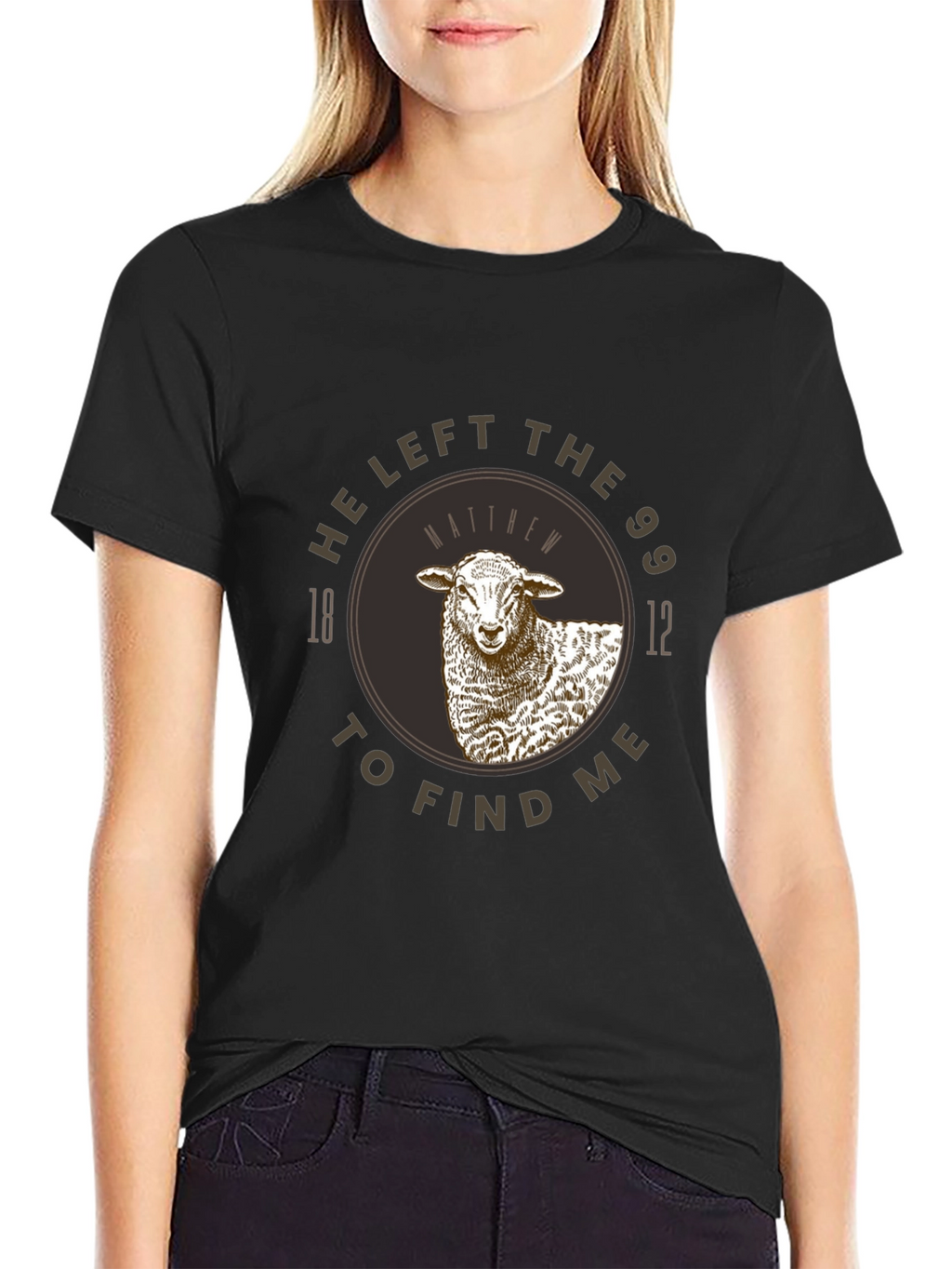 He Left the 99 Sheep Graphic T-Shirt