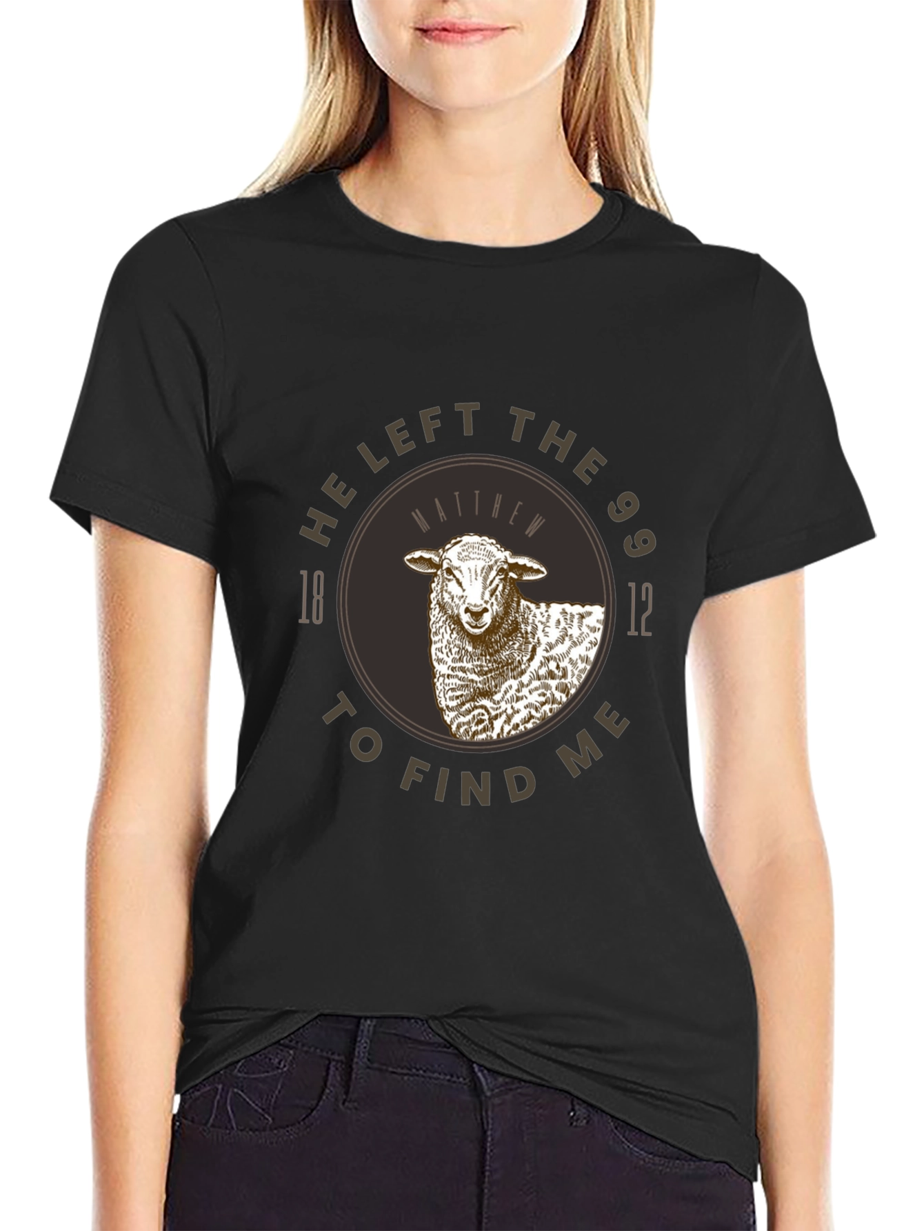 He Left the 99 Sheep Graphic T-Shirt