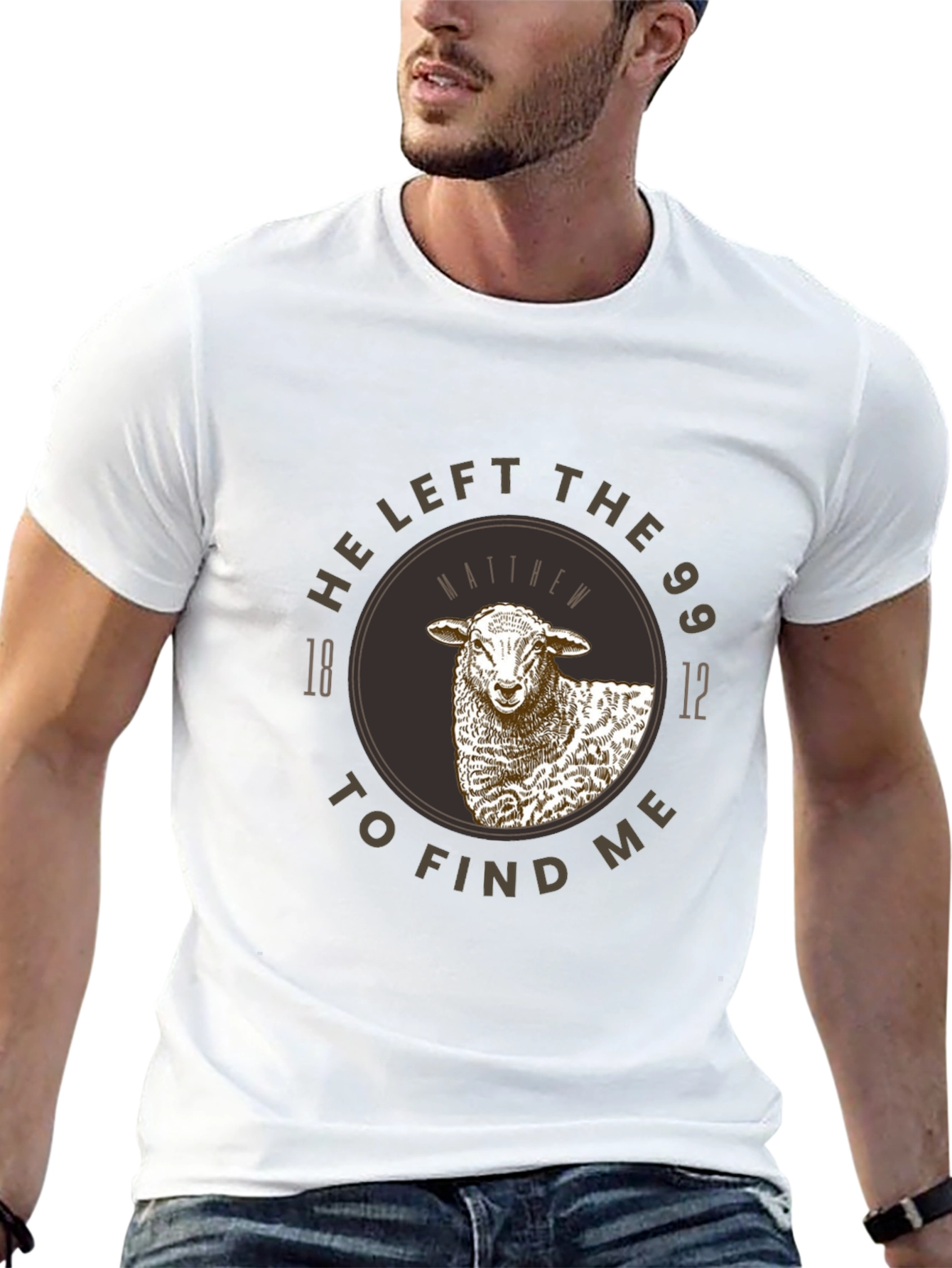 He Left the 99 Sheep Graphic T-Shirt